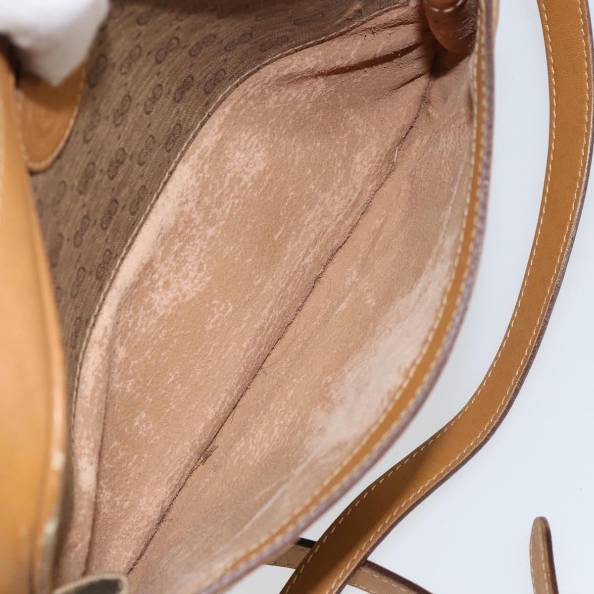 GUCCI Micro GG Supreme Shoulder Bag PVC Gold Beige 007 084 0092 Auth ep11900