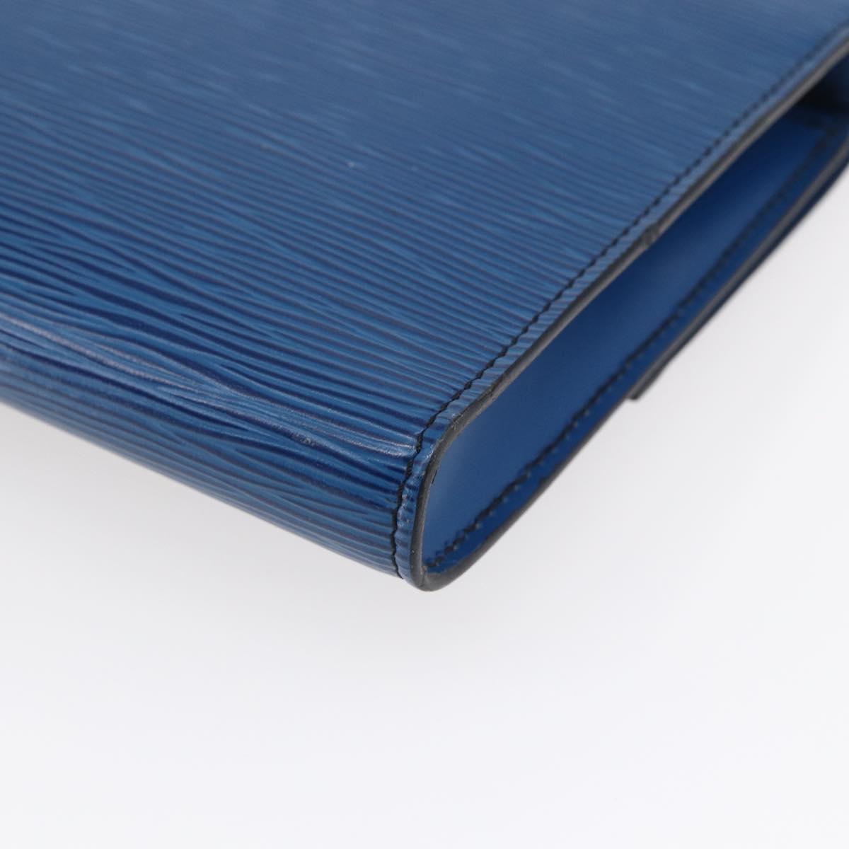 LOUIS VUITTON Epi Pochette Arche Shoulder Bag Blue M52575 LV Auth ep11919