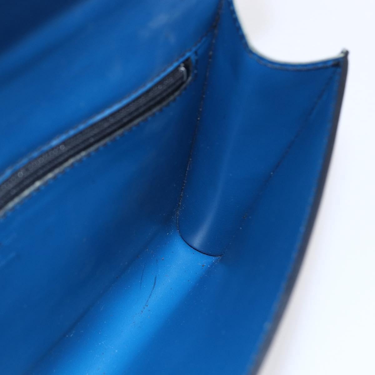 LOUIS VUITTON Epi Pochette Arche Shoulder Bag Blue M52575 LV Auth ep11919