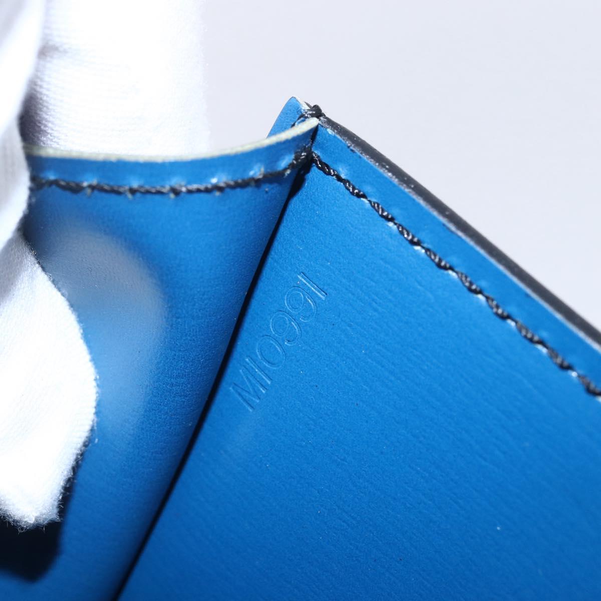 LOUIS VUITTON Epi Pochette Arche Shoulder Bag Blue M52575 LV Auth ep11919