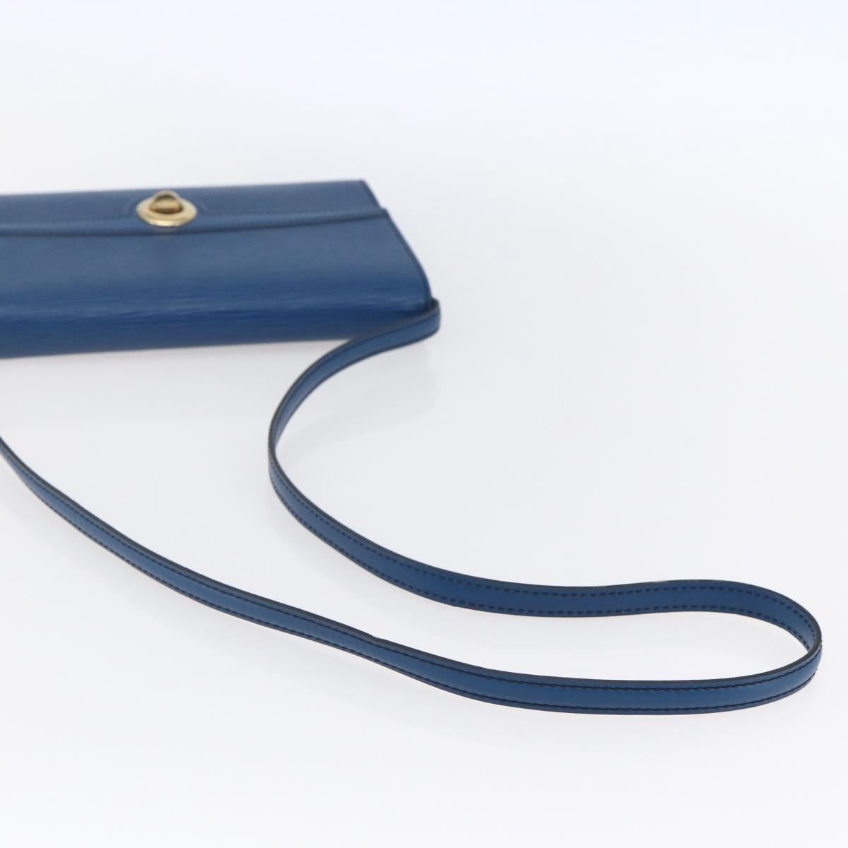 LOUIS VUITTON Epi Pochette Arche Shoulder Bag Blue M52575 LV Auth ep11919