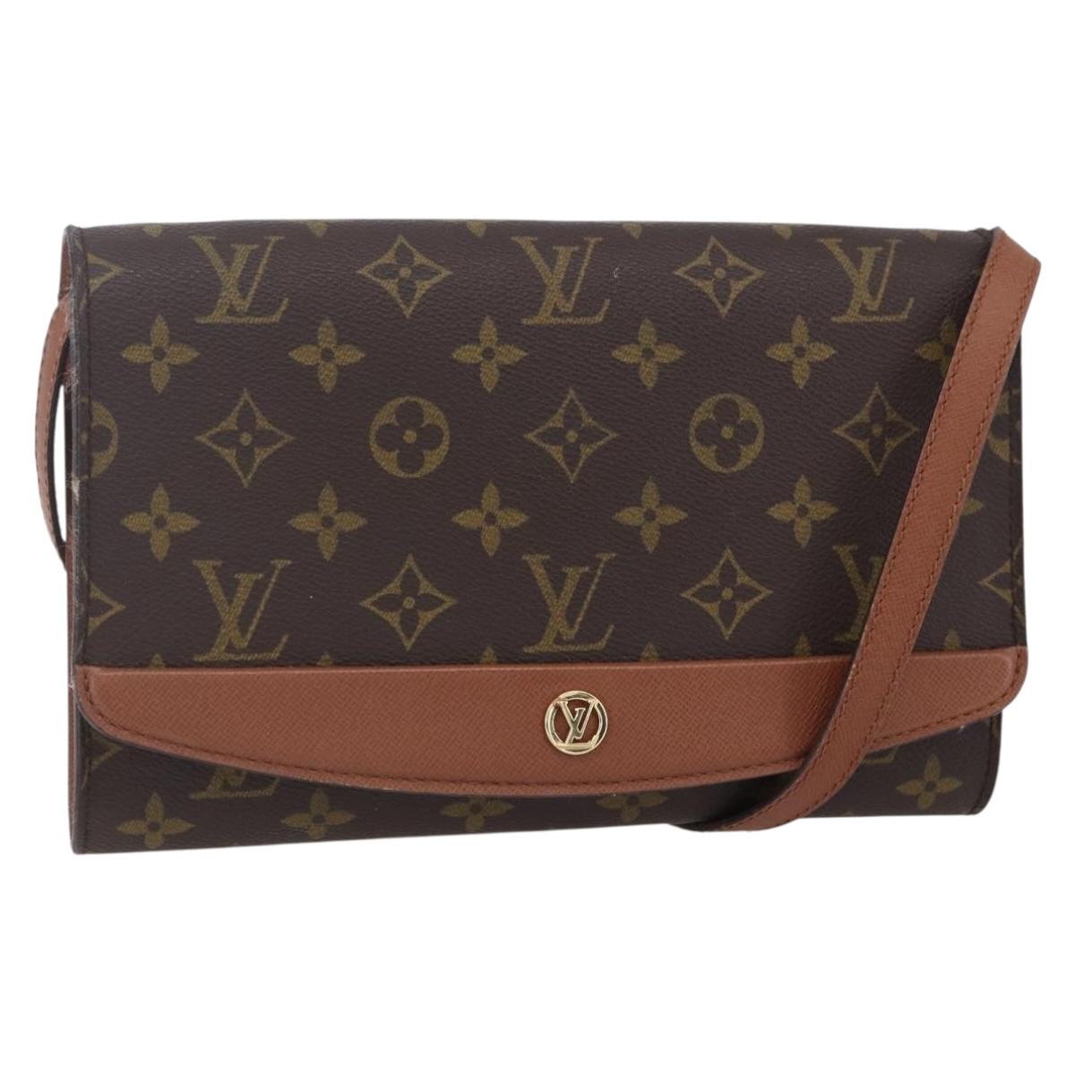 LOUIS VUITTON Monogram Bordeaux 24 Shoulder Bag M51798 LV Auth ep11920