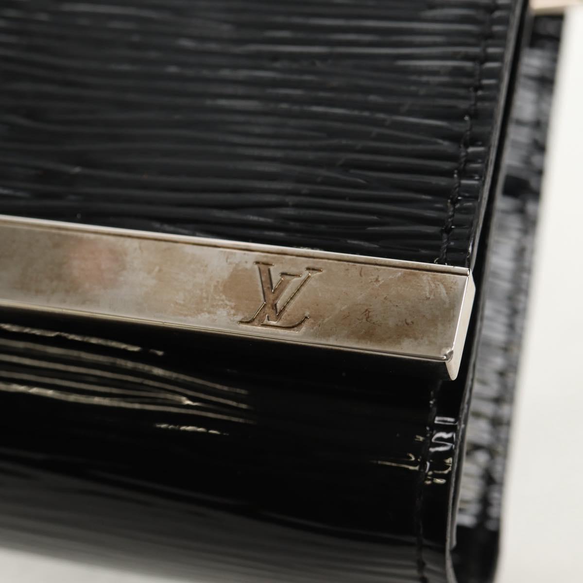 LOUIS VUITTON Electric Epi Pochette Sevigne Bag Black M4055N LV Auth ep11924