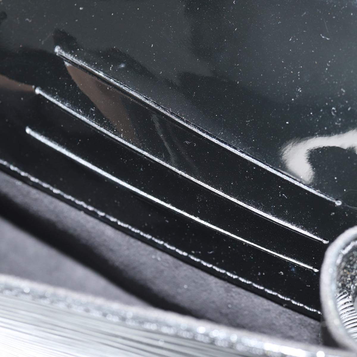 LOUIS VUITTON Electric Epi Pochette Sevigne Bag Black M4055N LV Auth ep11924