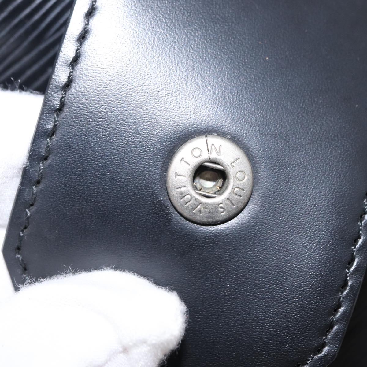 LOUIS VUITTON Epi Sac Depaule GM Shoulder Bag Black M80155 LV Auth ep11935