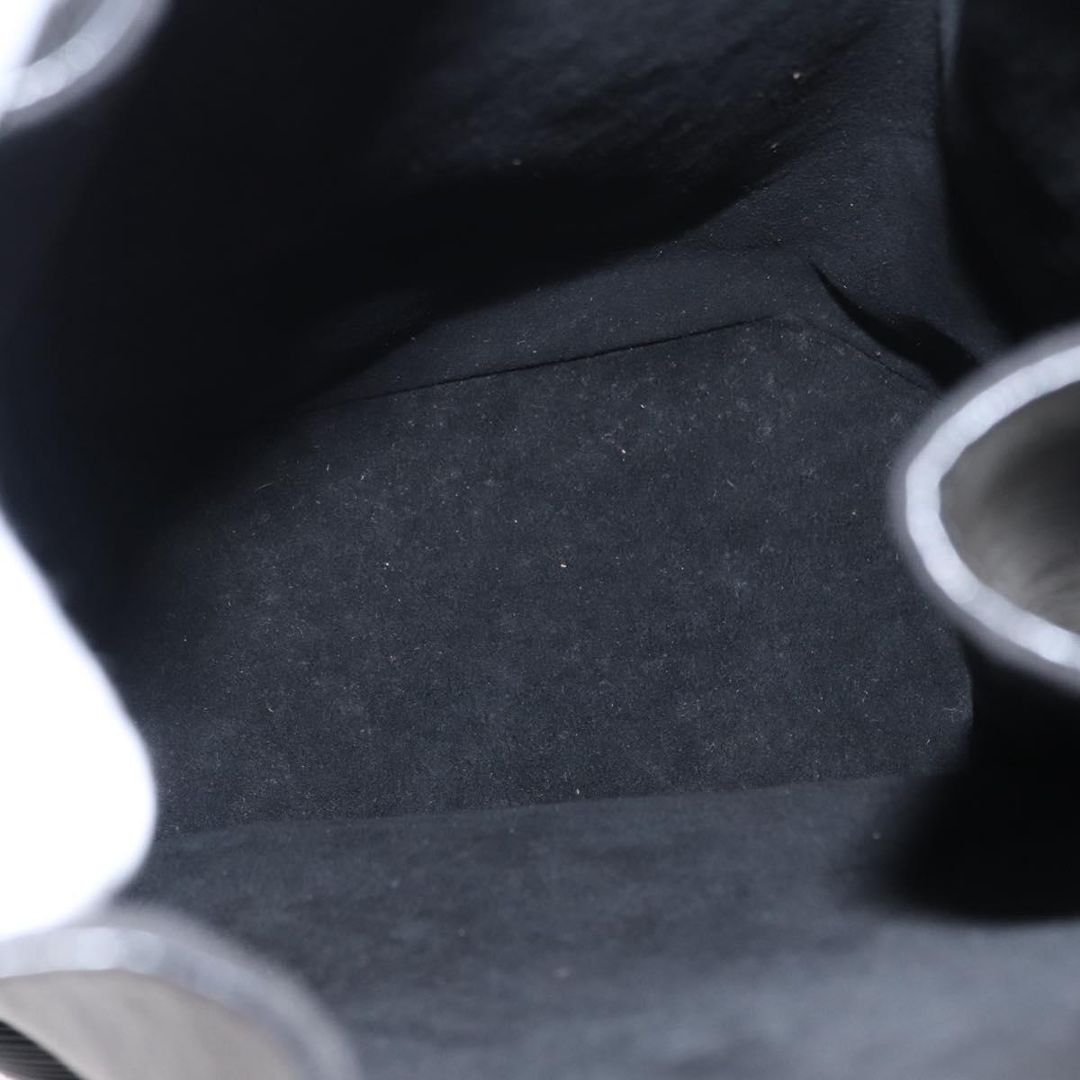 LOUIS VUITTON Epi Sac Depaule GM Shoulder Bag Black M80155 LV Auth ep11935