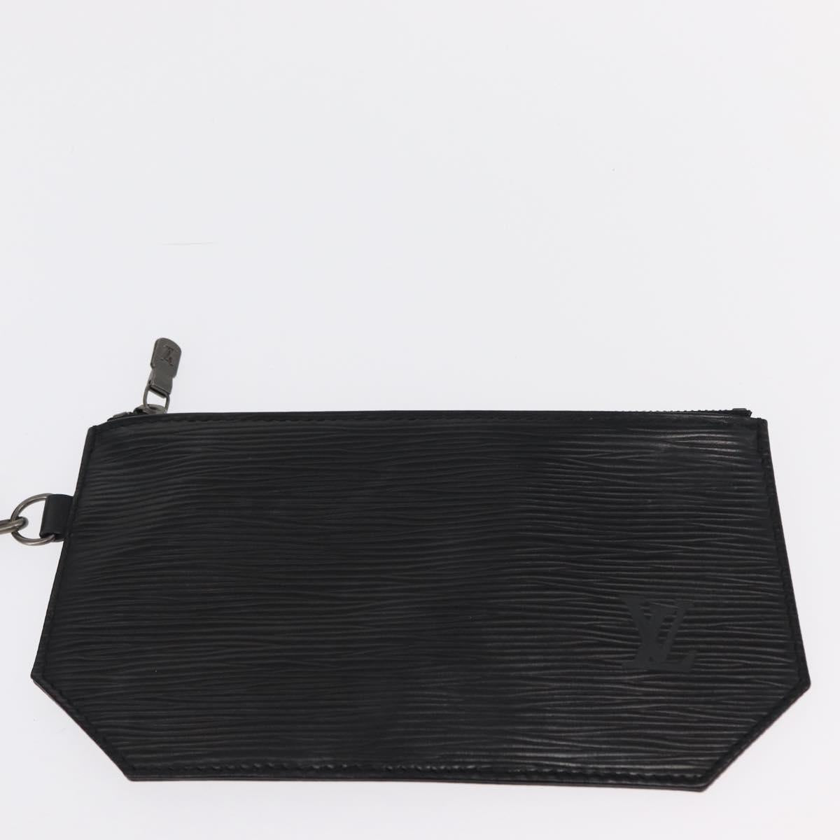 LOUIS VUITTON Epi Sac Depaule GM Shoulder Bag Black M80155 LV Auth ep11935