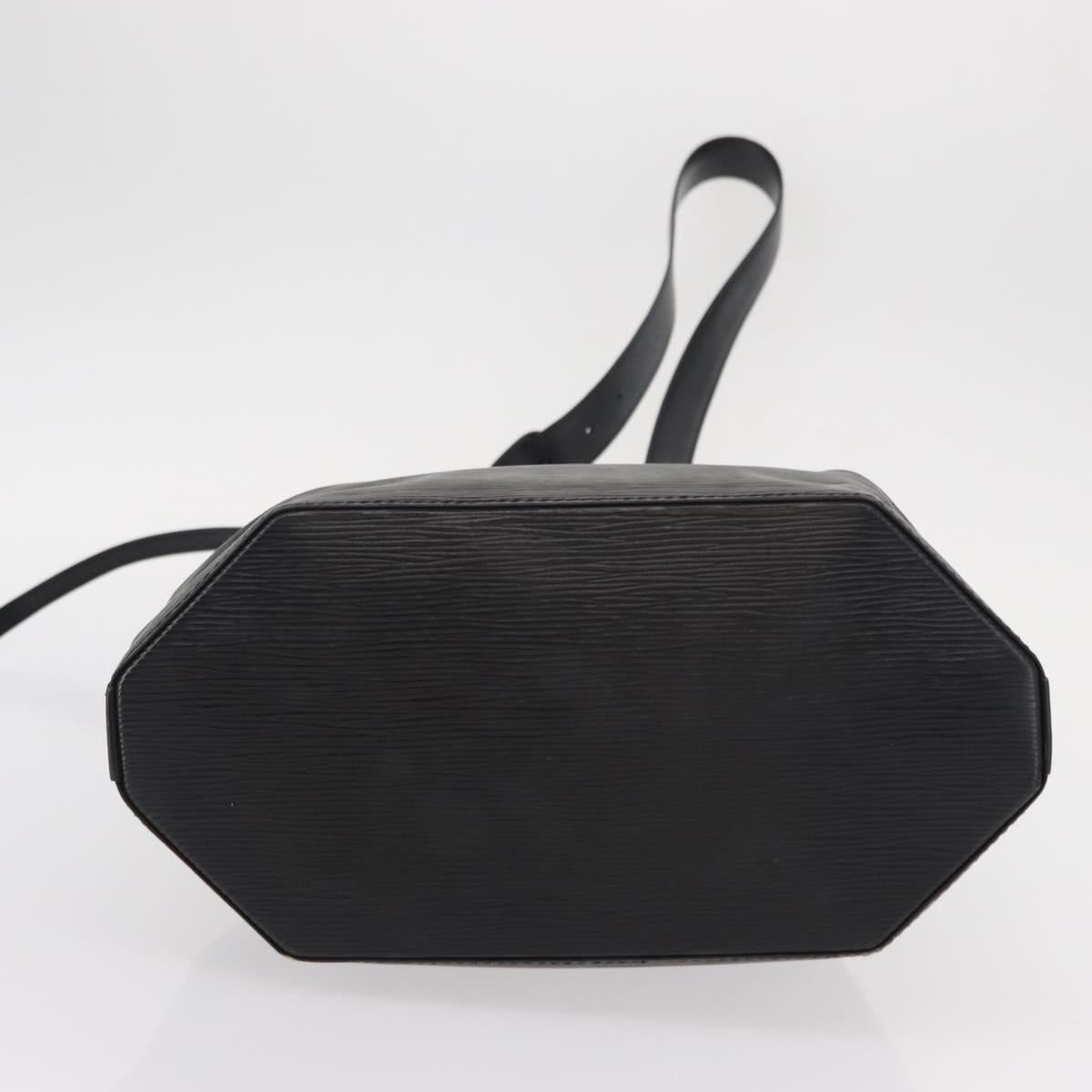 LOUIS VUITTON Epi Sac Depaule GM Shoulder Bag Black M80155 LV Auth ep11935