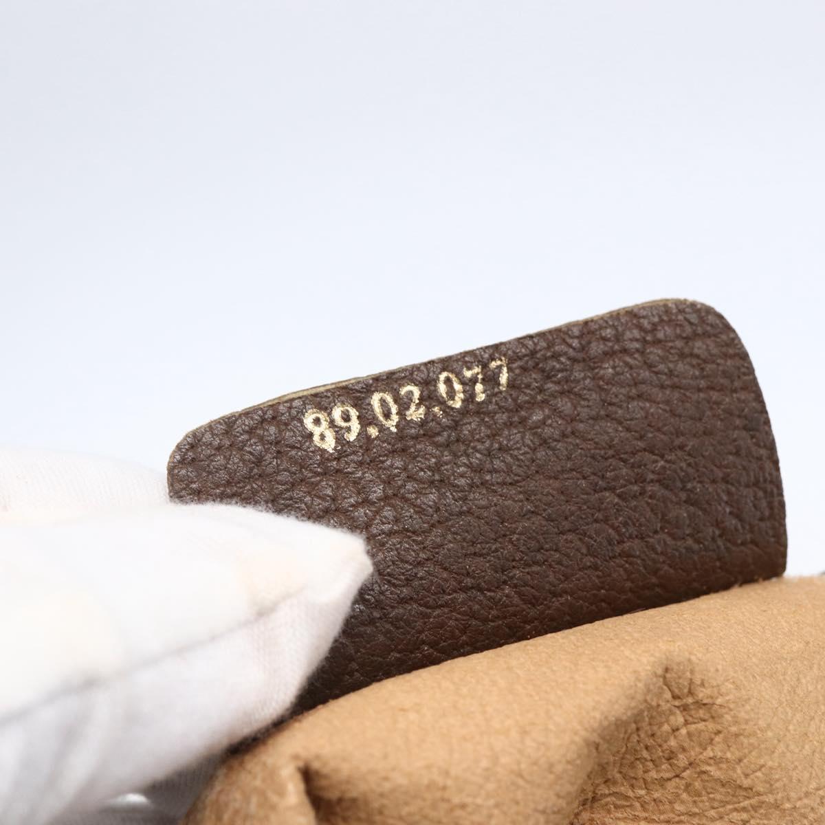 GUCCI GG Supreme Web Sherry Line Bag PVC Beige Gold 89 02 077 Auth ep11951