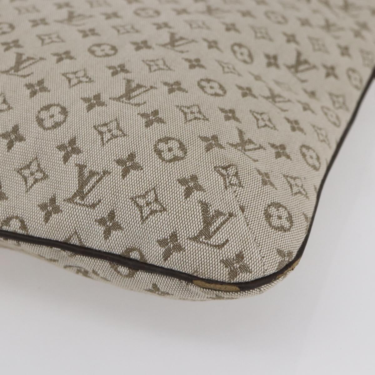 LOUIS VUITTON Monogram Mini Françoise Tote Bag 2way Khaki M92209 LV Auth ep11954