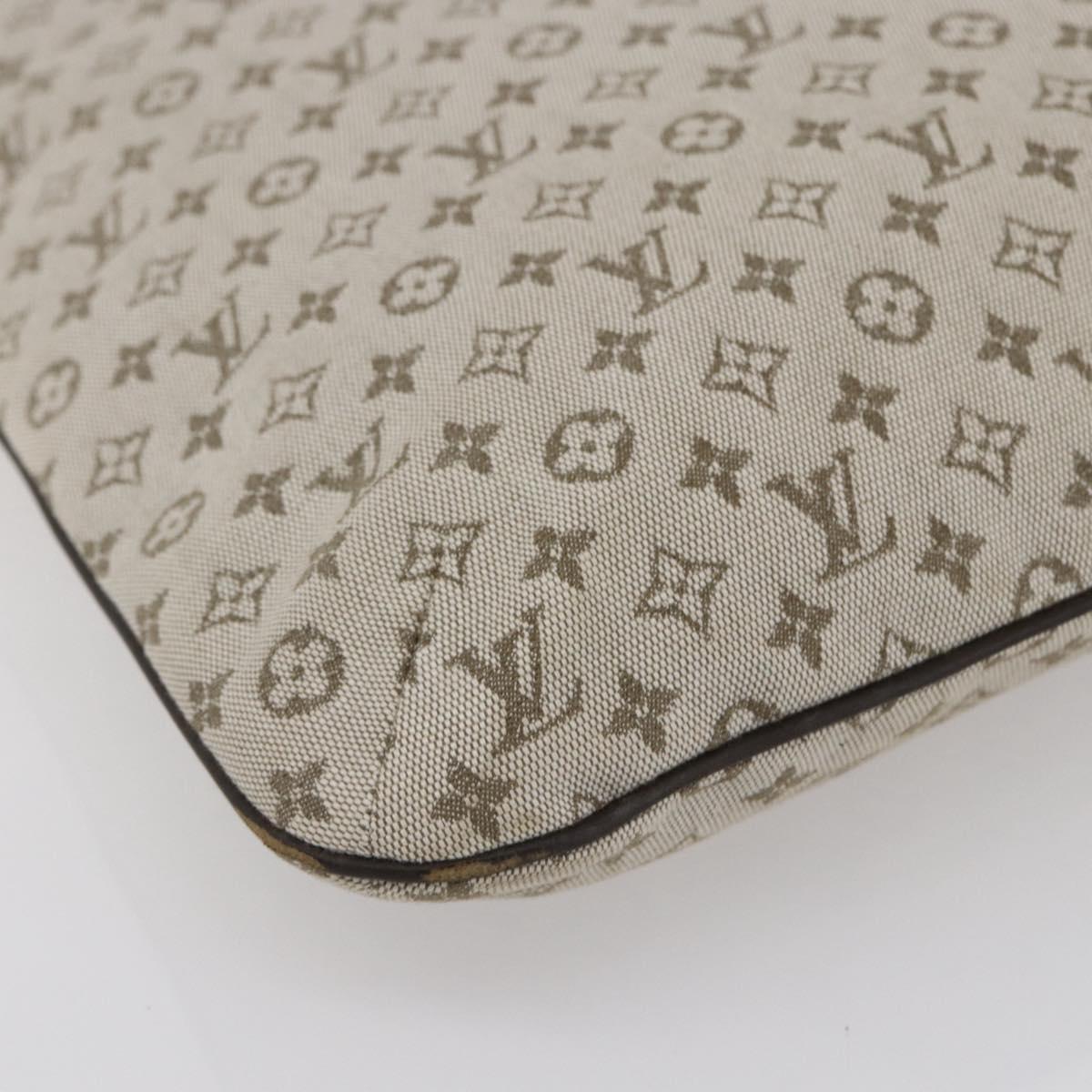 LOUIS VUITTON Monogram Mini Françoise Tote Bag 2way Khaki M92209 LV Auth ep11954