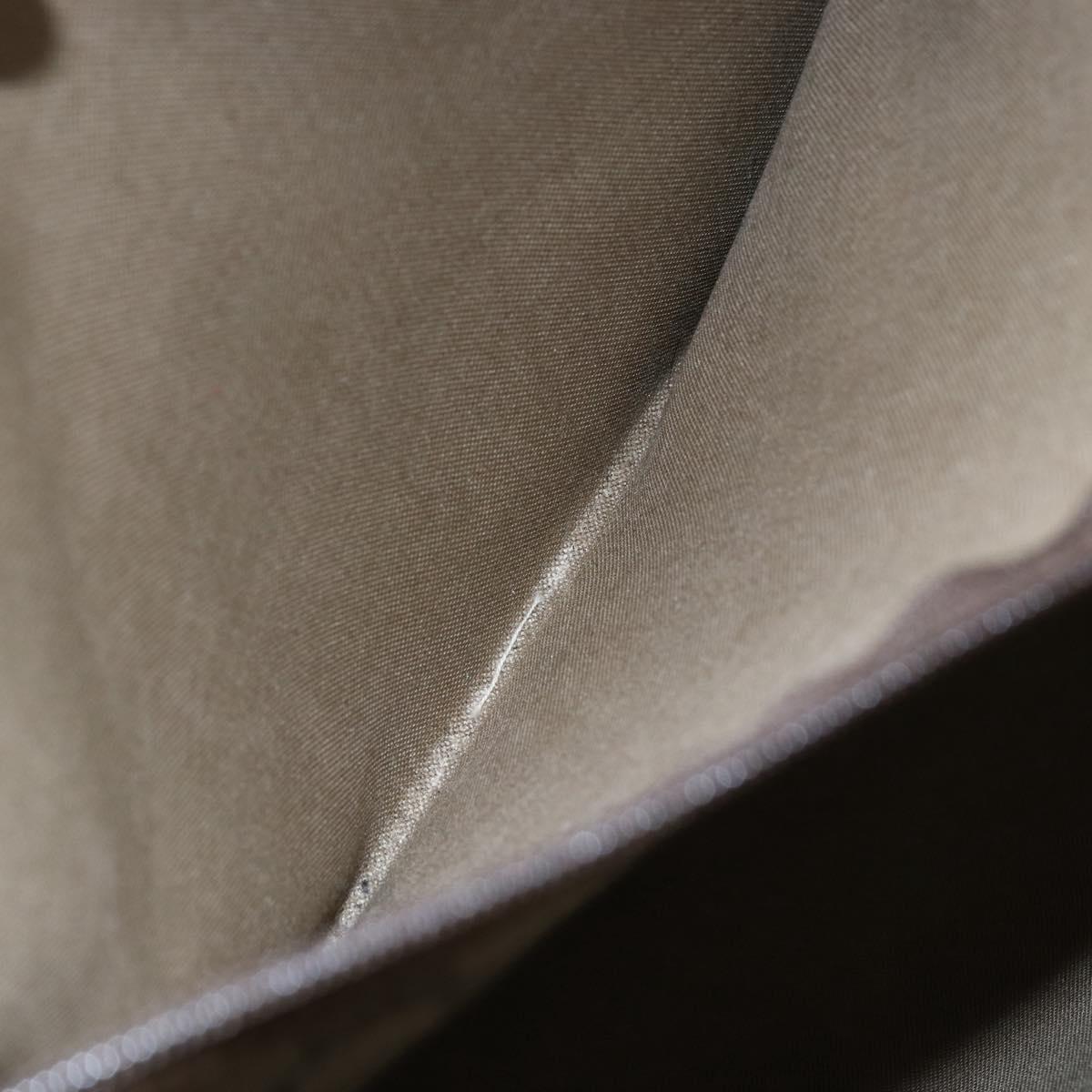 GUCCI GG Supreme Web Sherry Line Tote Bag PVC Beige Gold 39 02 091 Auth ep11968