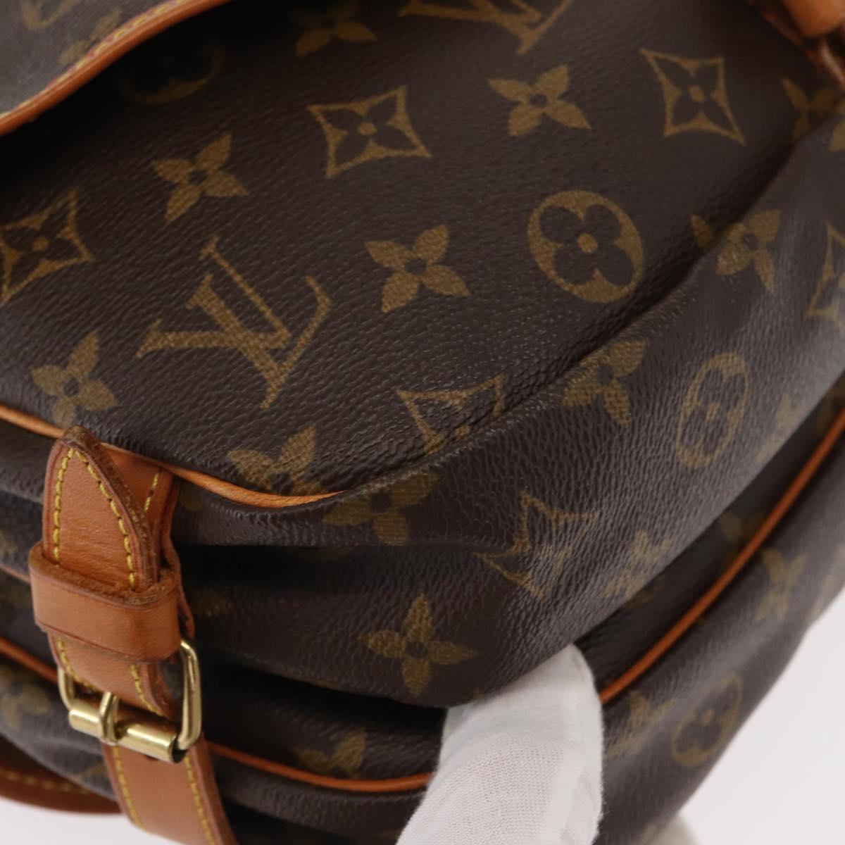 LOUIS VUITTON Monogram Saumur MM Shoulder Bag M40710 LV Auth ep11978