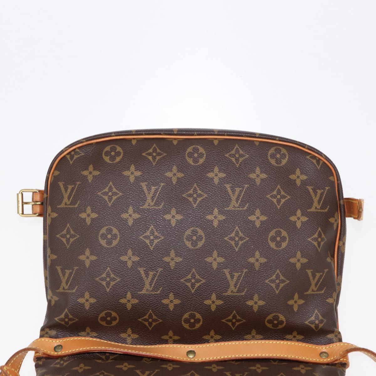 LOUIS VUITTON Monogram Saumur MM Shoulder Bag M40710 LV Auth ep11978
