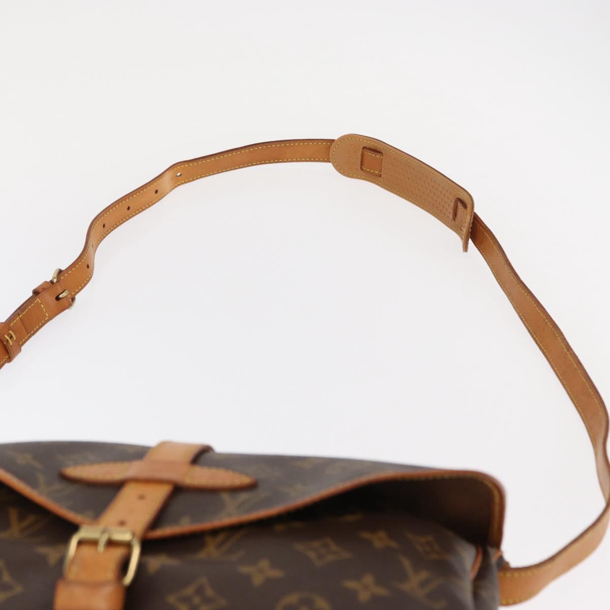 LOUIS VUITTON Monogram Saumur MM Shoulder Bag M40710 LV Auth ep11978