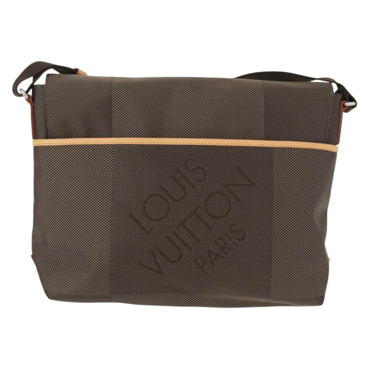 LOUIS VUITTON Damier Geant Roux Shoulder Bag Tail M93077 LV Auth ep12000