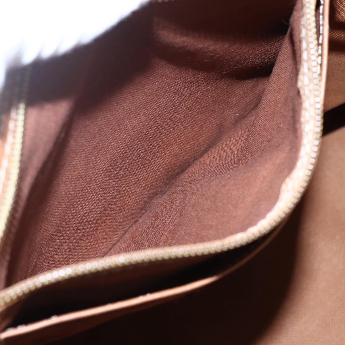 Christian Dior Honeycomb Canvas Tote Bag PVC Leather Beige Auth ep12001