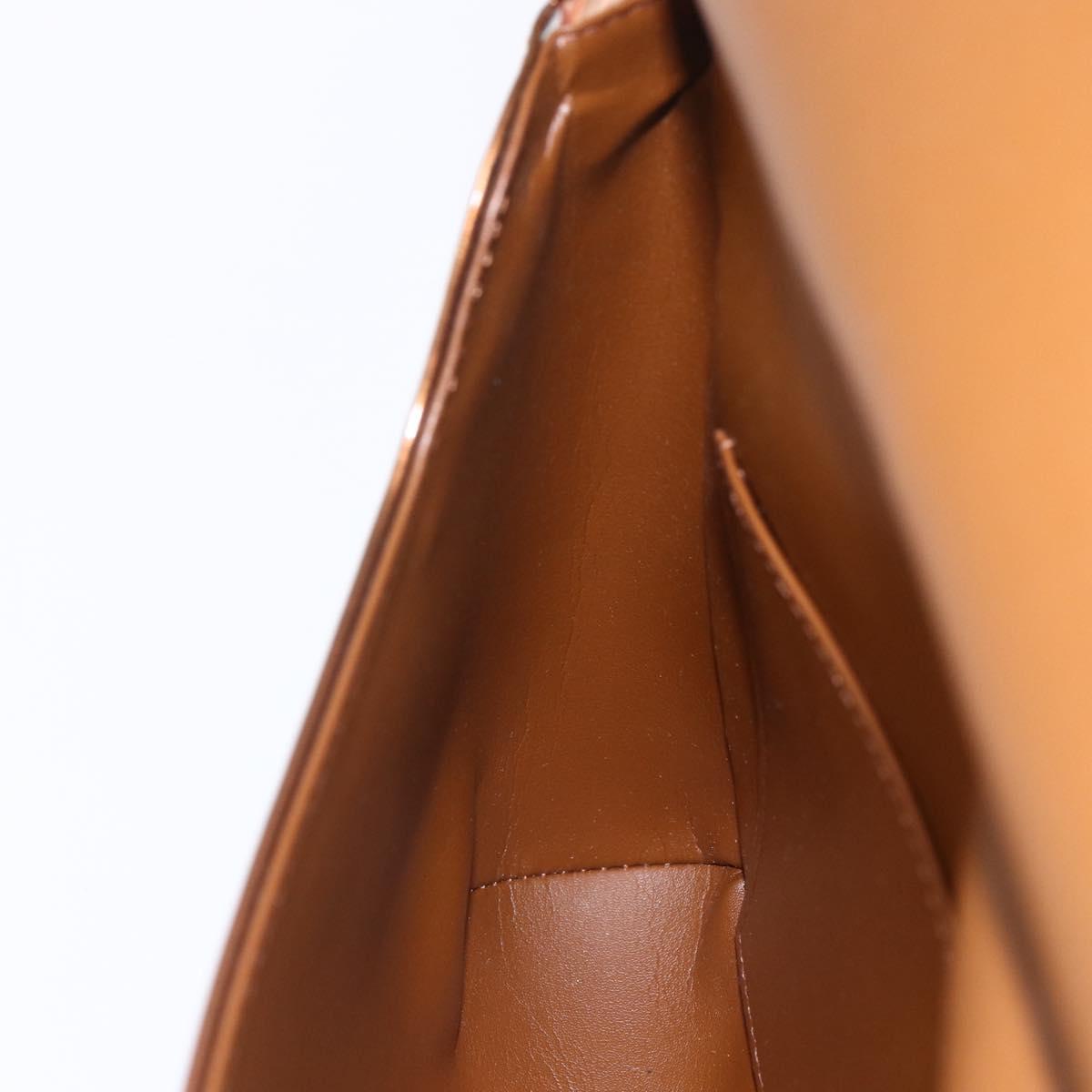 LOUIS VUITTON Monogram Vernis Thompson Street Bag Bronze M91124 LV Auth ep12004