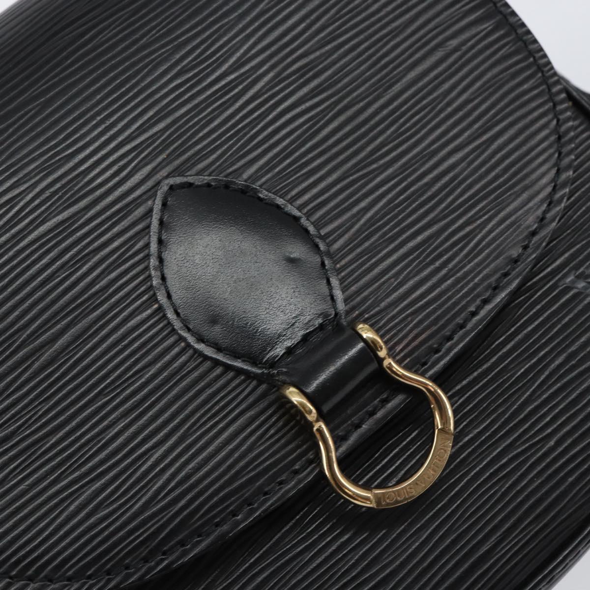 LOUIS VUITTON Epi Saint Cloud PM Shoulder Bag Black M52212 LV Auth ep12006