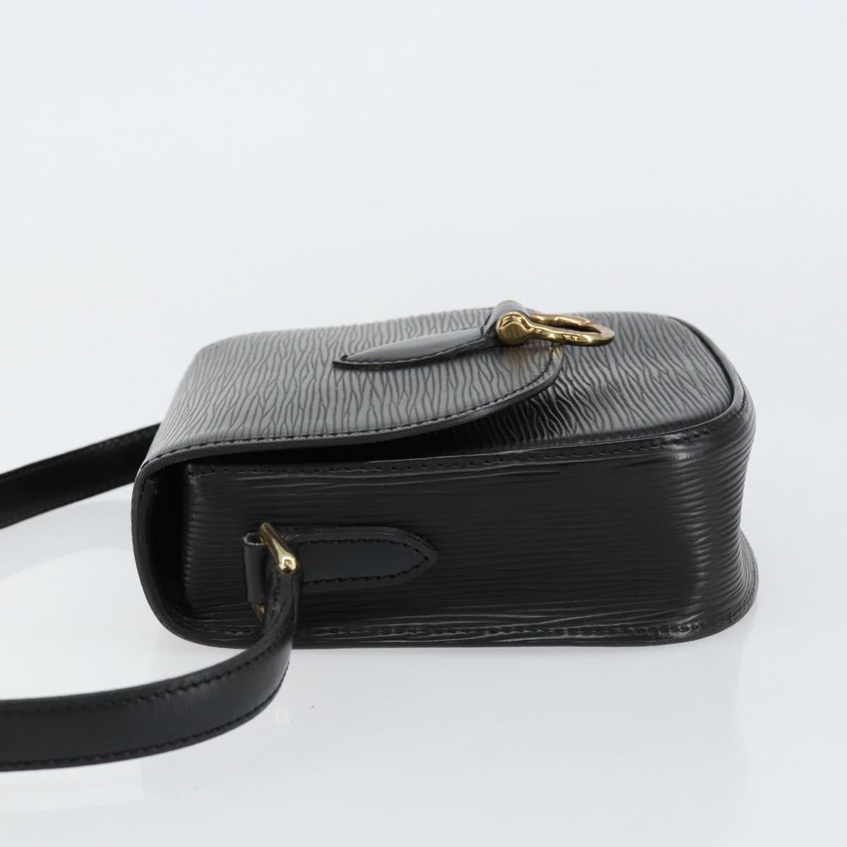 LOUIS VUITTON Epi Saint Cloud PM Shoulder Bag Black M52212 LV Auth ep12006