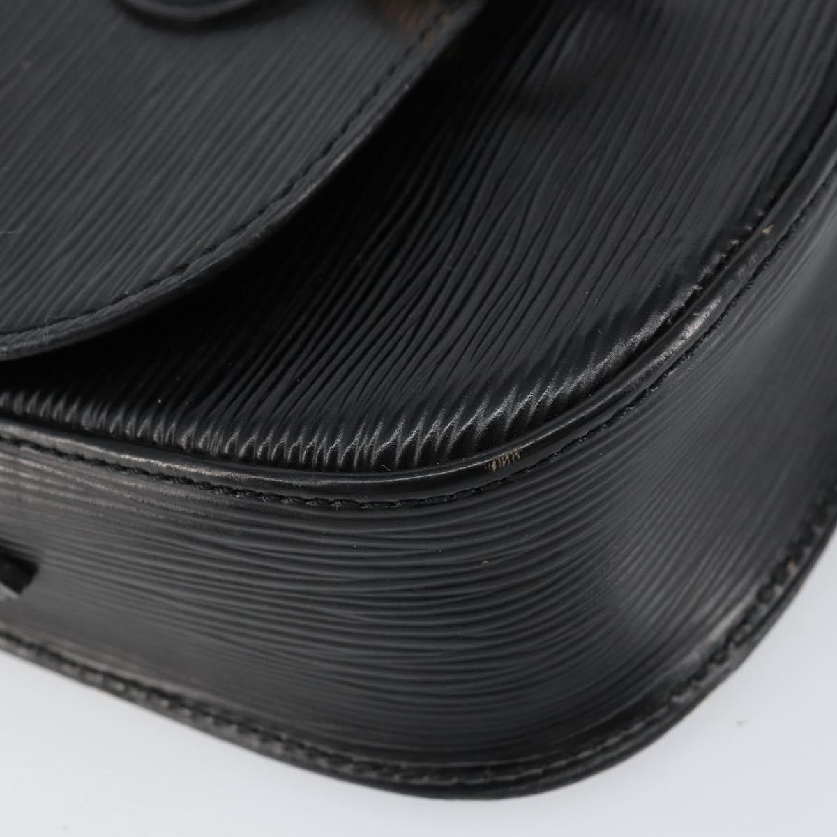 LOUIS VUITTON Epi Saint Cloud PM Shoulder Bag Black M52212 LV Auth ep12009