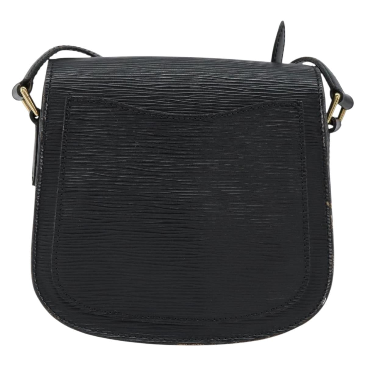 LOUIS VUITTON Epi Saint Cloud PM Shoulder Bag Black M52212 LV Auth ep12009