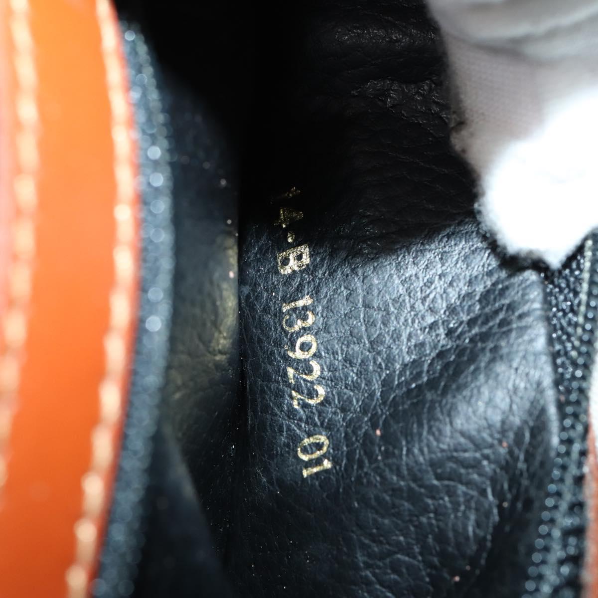 FENDI Pecan Canvas Hand Bag PVC 2way Black Brown Auth ep12011