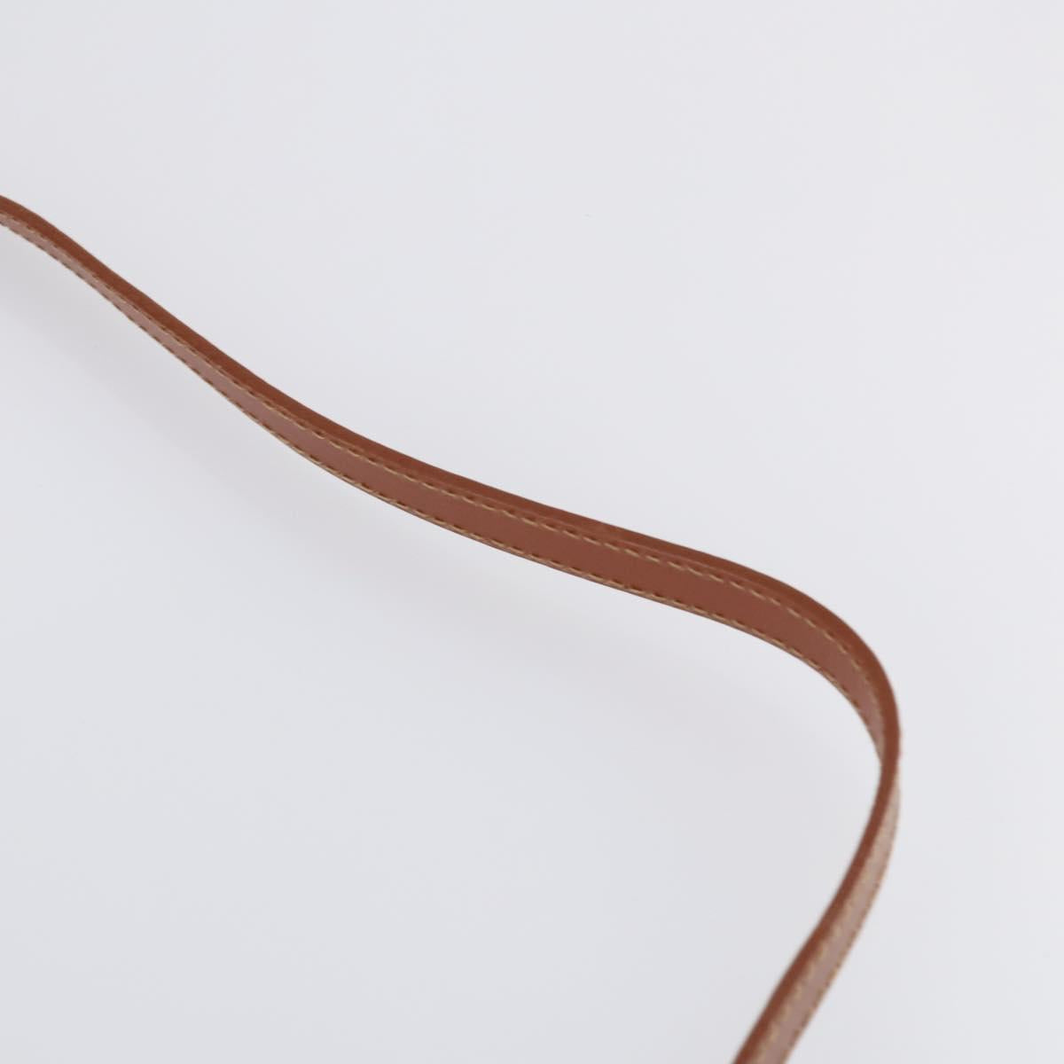 FENDI Pecan Canvas Hand Bag PVC 2way Black Brown Auth ep12011