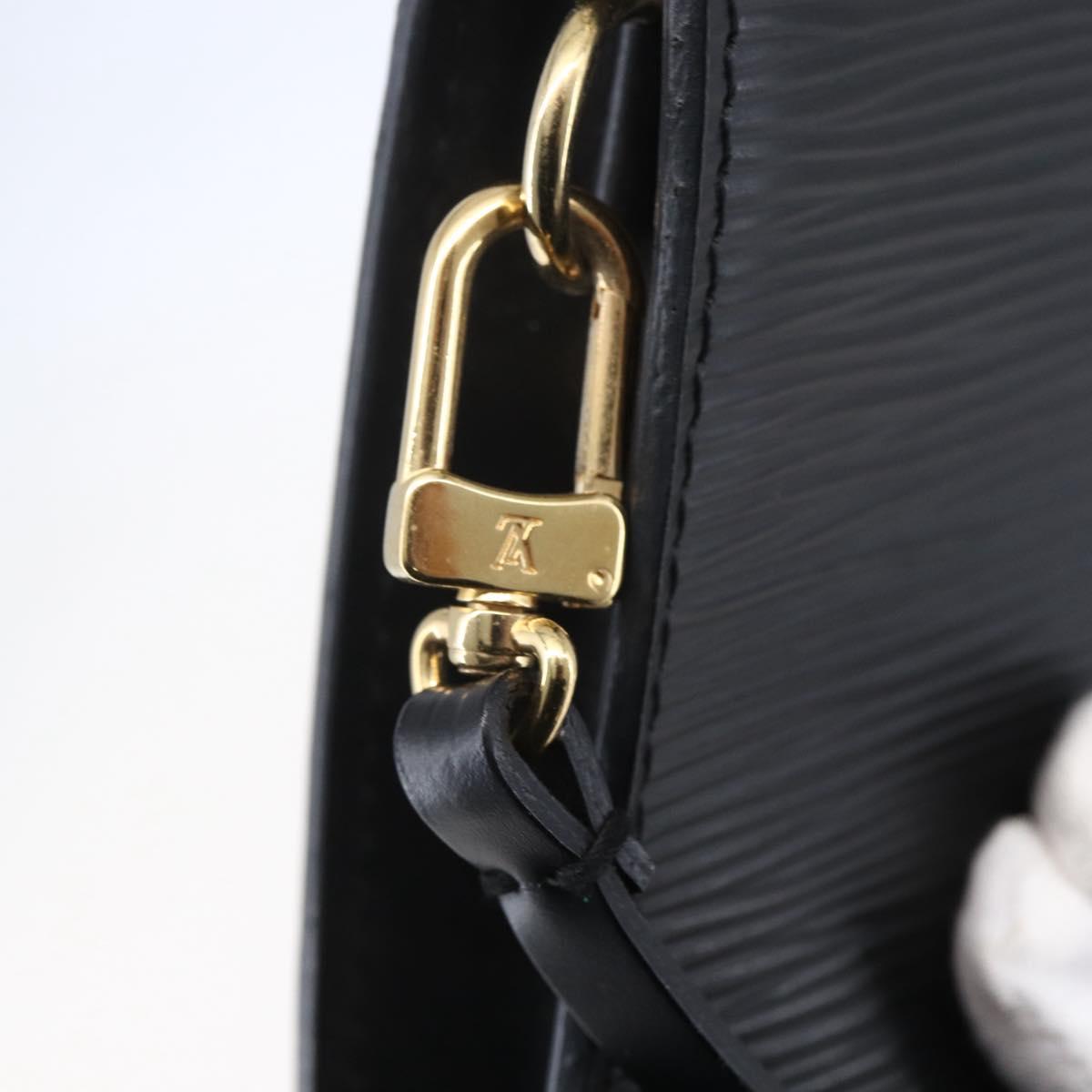 LOUIS VUITTON Epi Pochette Accessoires Pouch Black M52982 LV Auth ep12012