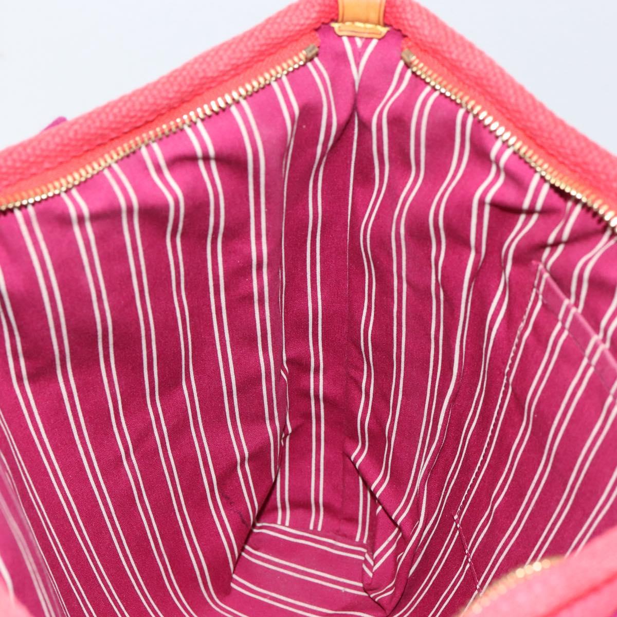 LOUIS VUITTON Antigua Cabas MM Tote Bag Red M40034 LV Auth ep12022