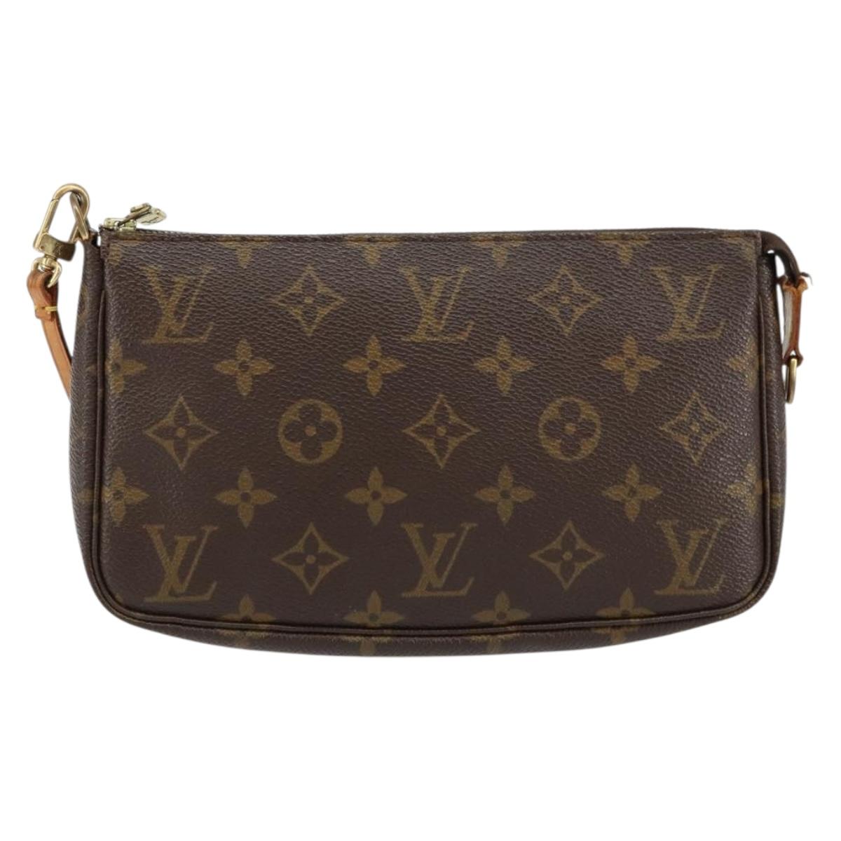 LOUIS VUITTON Monogram Pochette Accessoires Pouch M51980 LV Auth ep12023