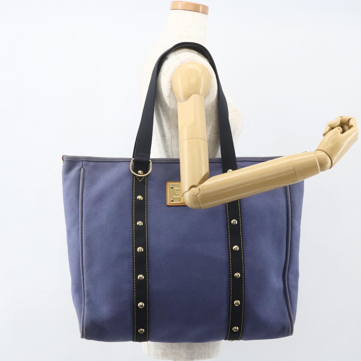 LOUIS VUITTON Antigua Cabas GM Tote Bag Purple LV Auth ep12025