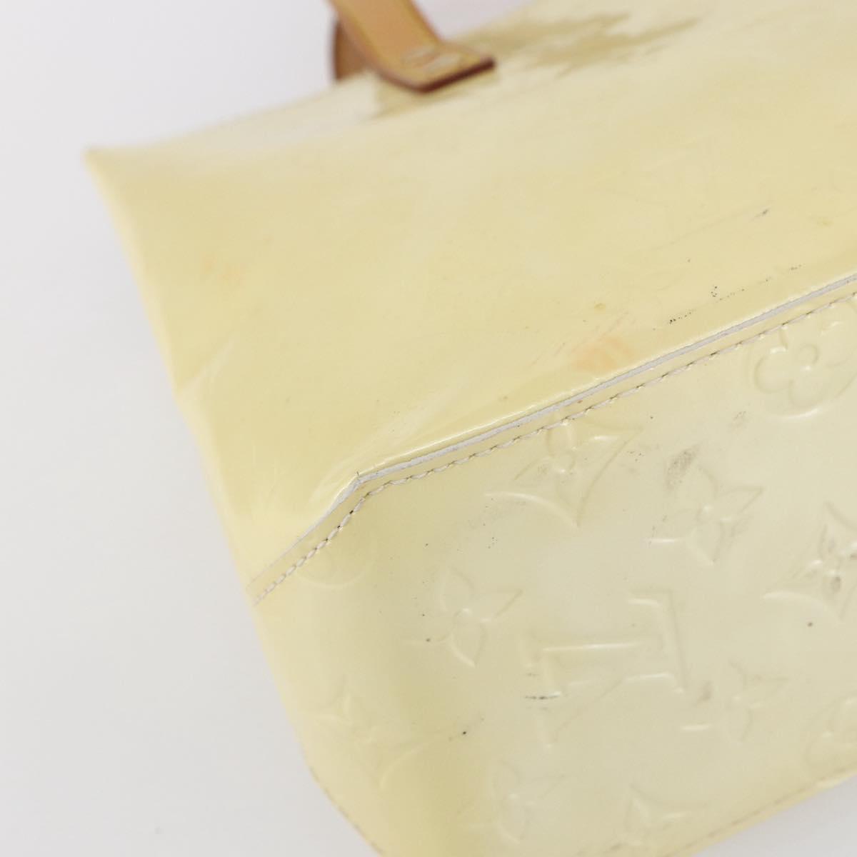 LOUIS VUITTON Monogram Vernis Reade PM Hand Bag Perle M91336 LV Auth ep12031