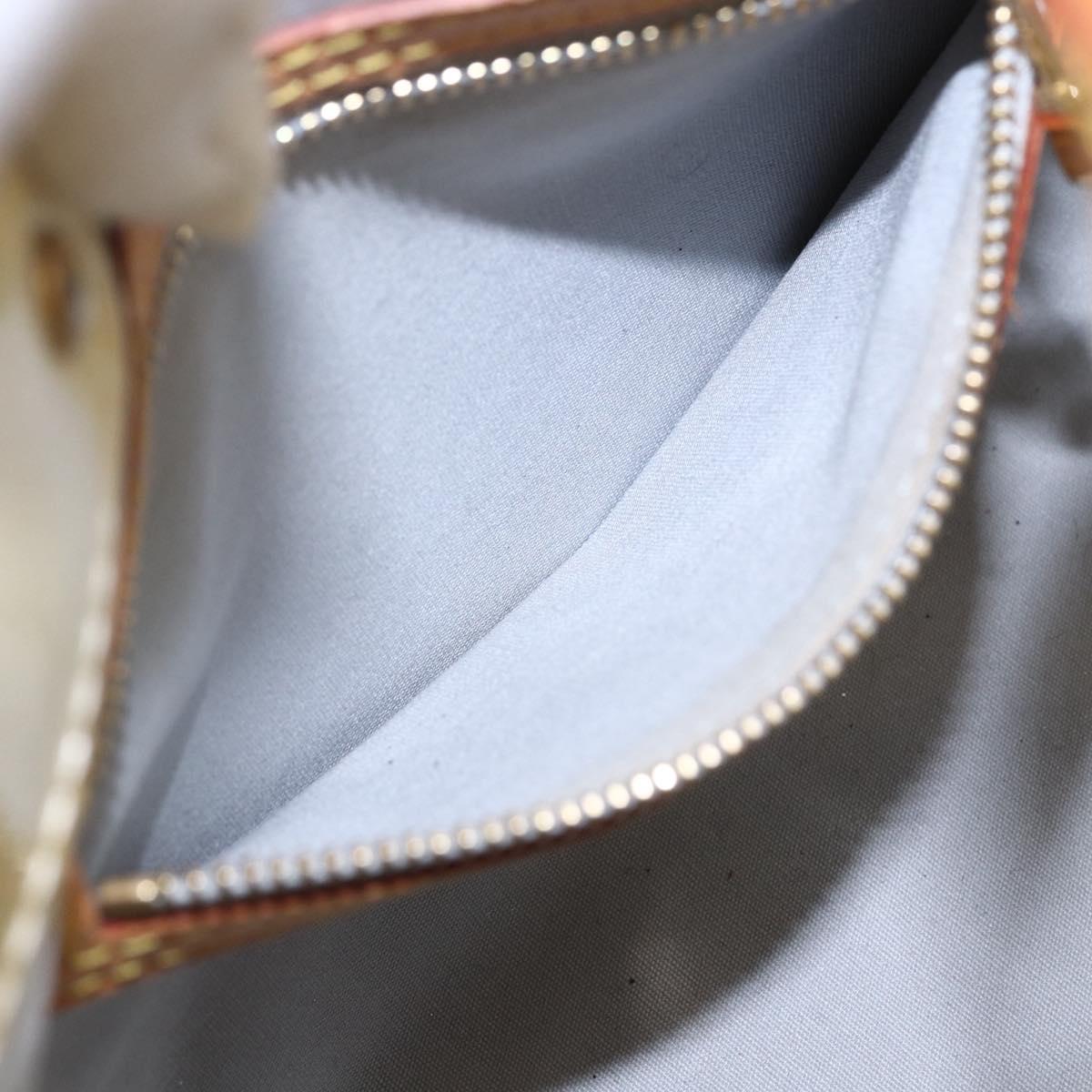 LOUIS VUITTON Monogram Vernis Reade PM Hand Bag Perle M91336 LV Auth ep12031