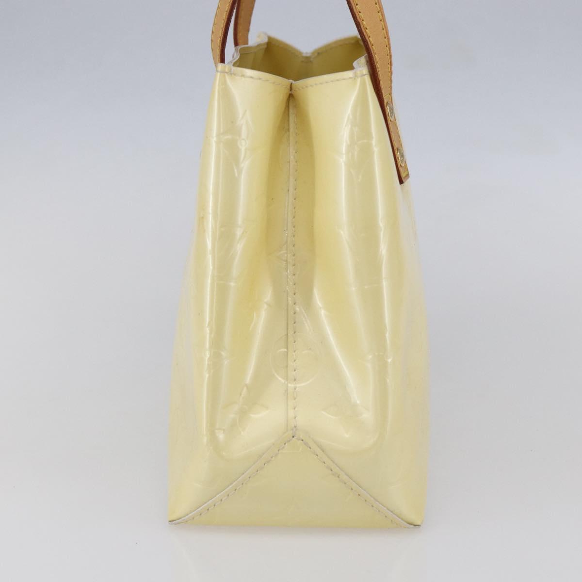 LOUIS VUITTON Monogram Vernis Reade PM Hand Bag Perle M91336 LV Auth ep12031