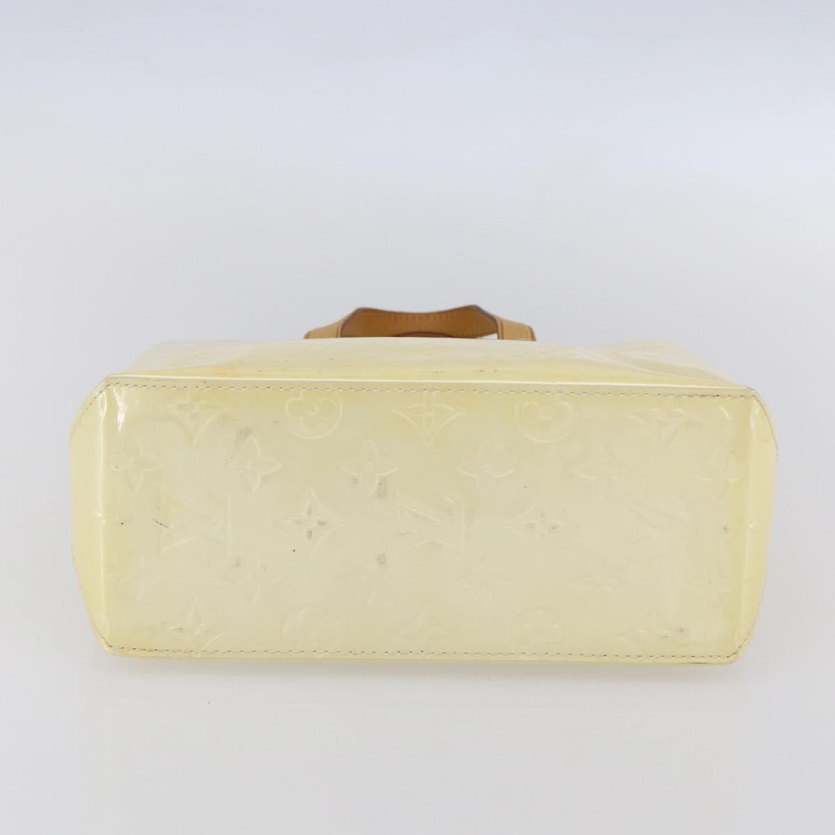 LOUIS VUITTON Monogram Vernis Reade PM Hand Bag Perle M91336 LV Auth ep12031