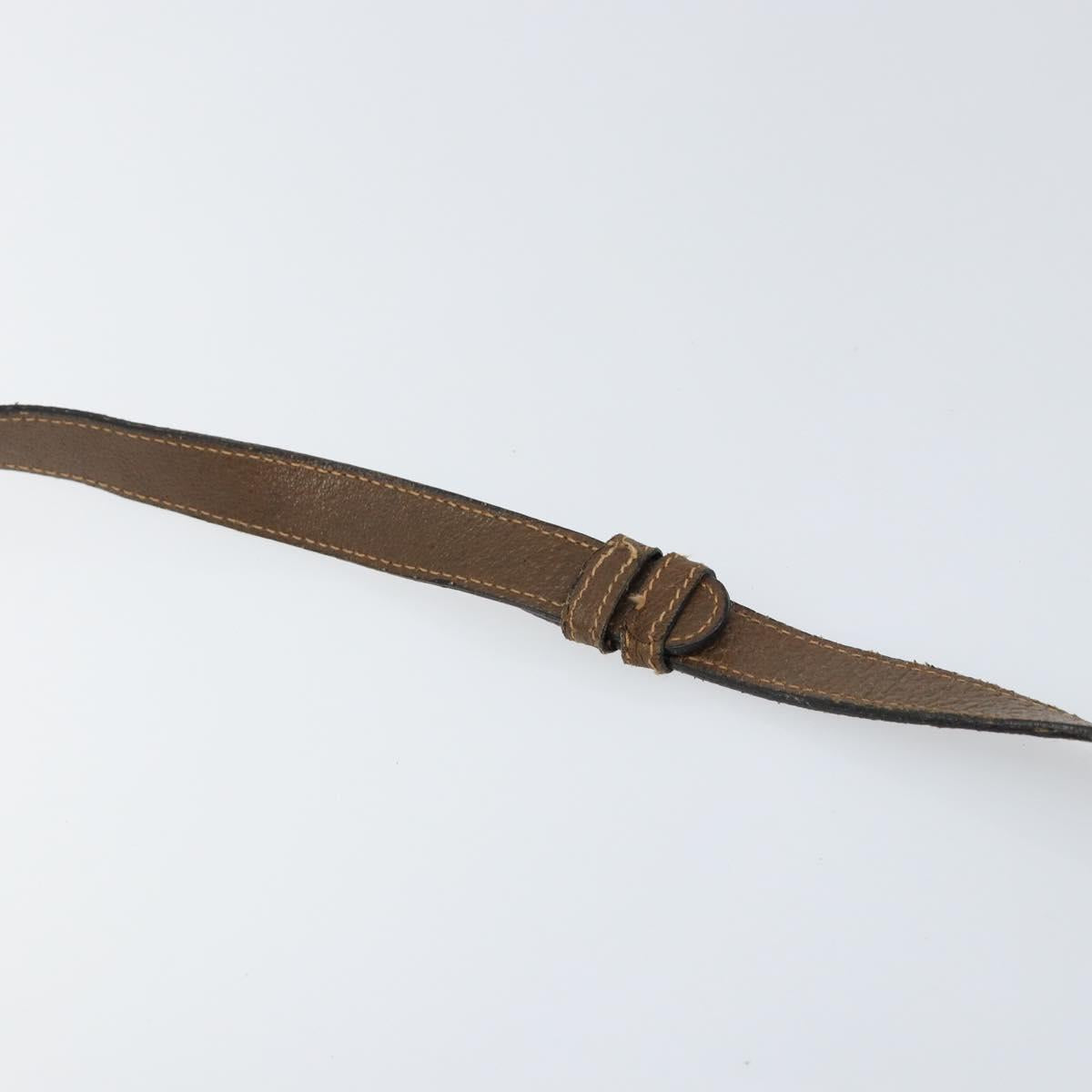 GUCCI GG Supreme Web Sherry Line Bag PVC Beige Gold 904 02 013 Auth ep12043