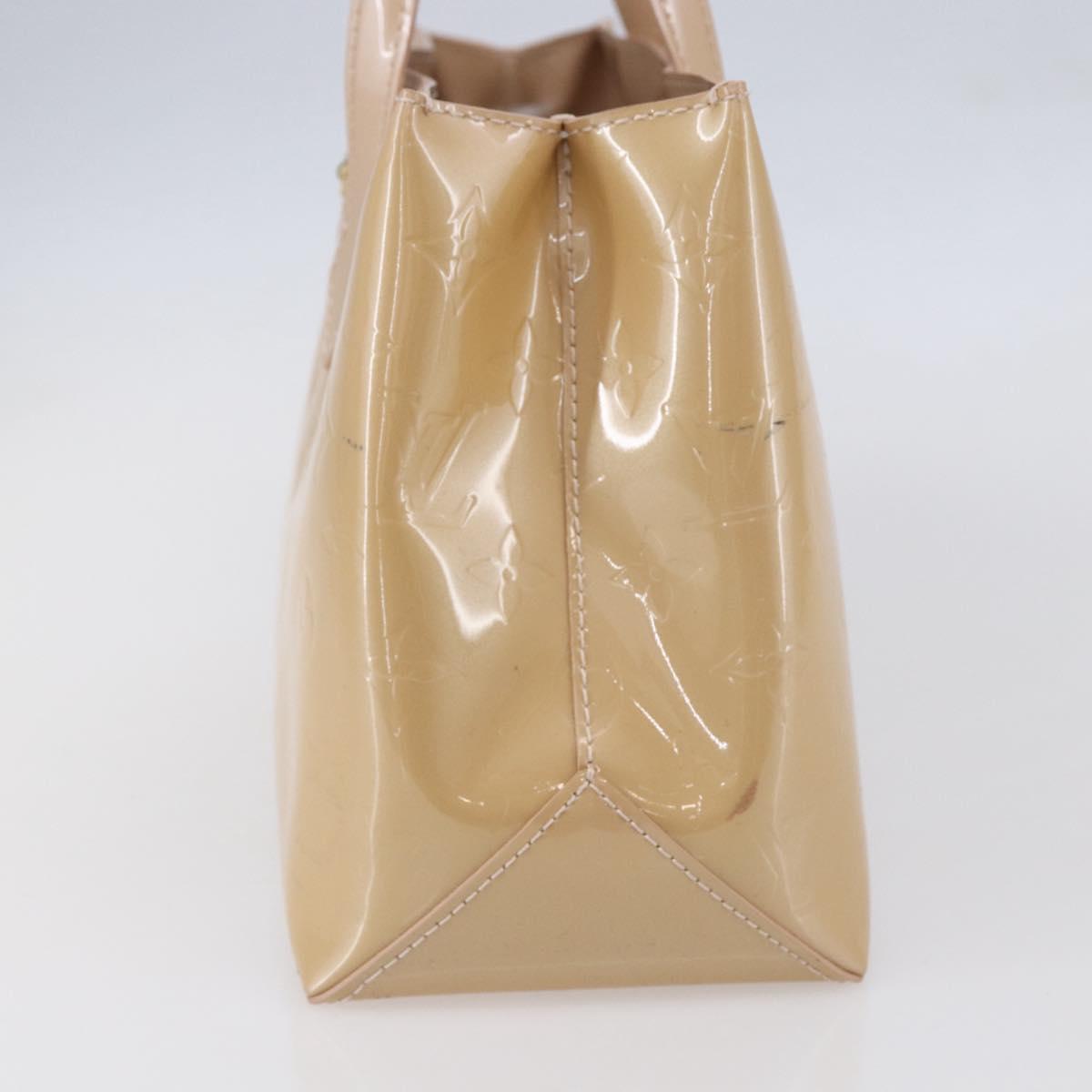 LOUIS VUITTON Vernis Wilshire PM Bag Rose Flow Lantern M91642 LV Auth ep12044