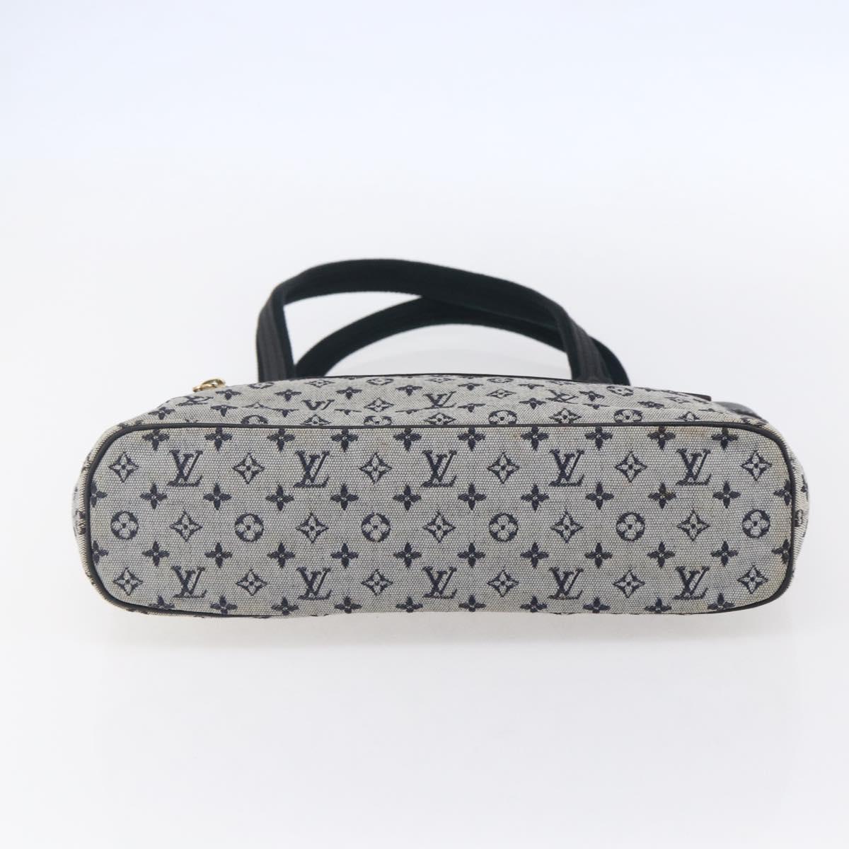 LOUIS VUITTON Monogram Mini Lucille PM Hand Bag Blue M92676 LV Auth ep12045