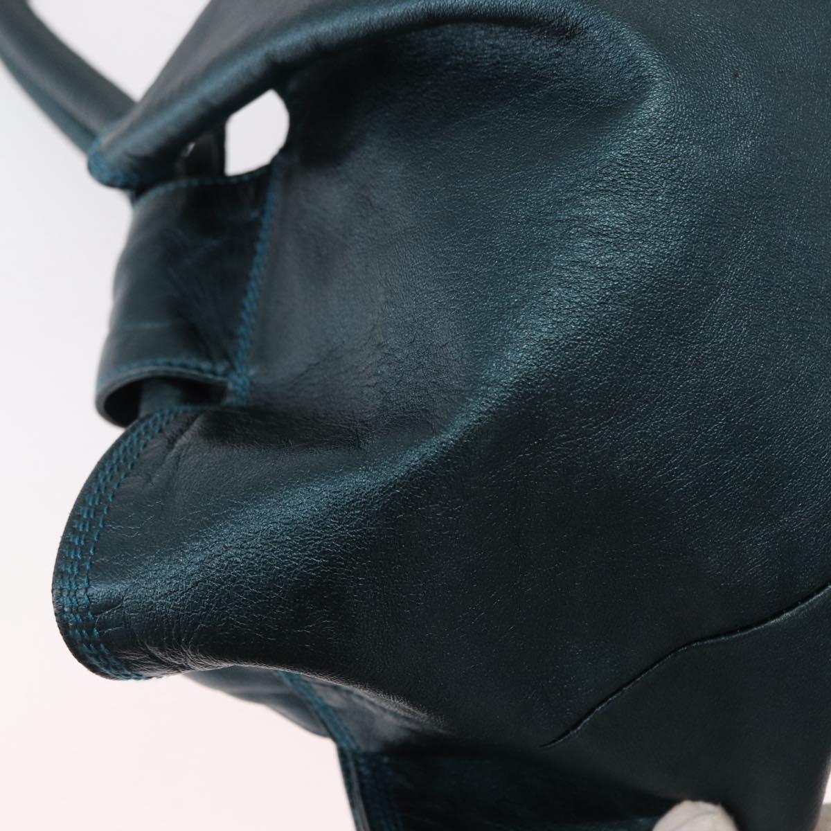 LOEWE Nappa Aire Hand Bag Leather Navy Auth ep12047