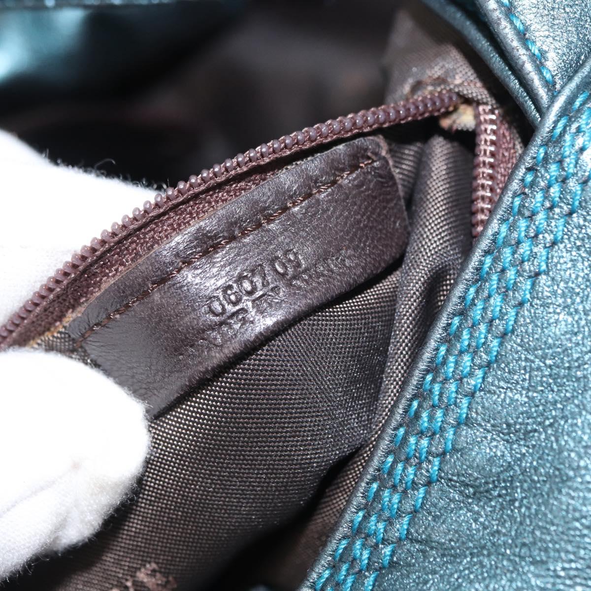 LOEWE Nappa Aire Hand Bag Leather Navy Auth ep12047