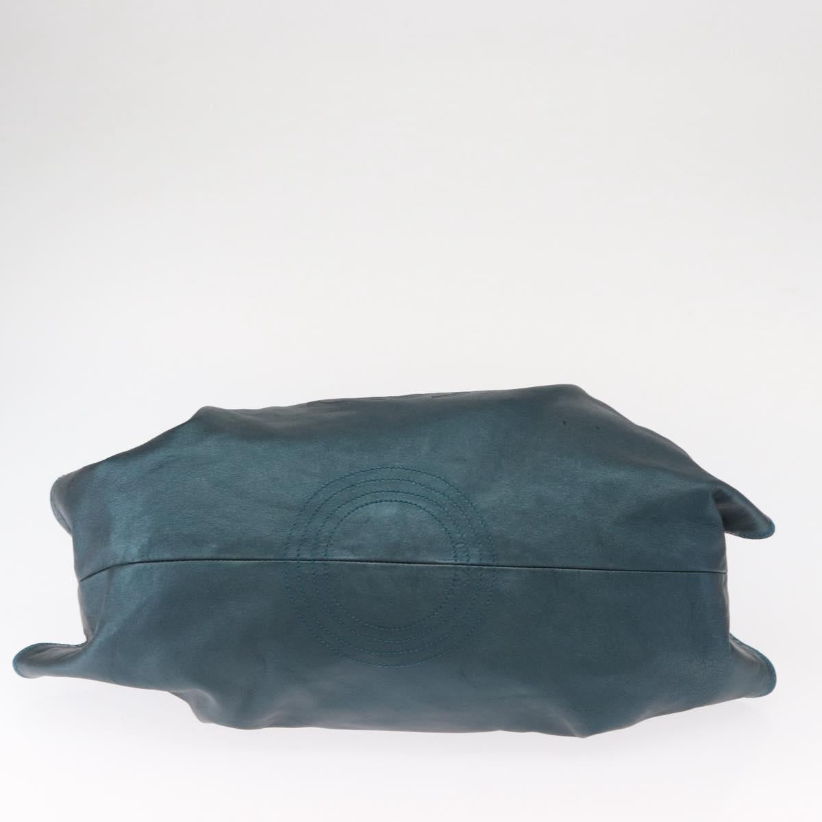 LOEWE Nappa Aire Hand Bag Leather Navy Auth ep12047