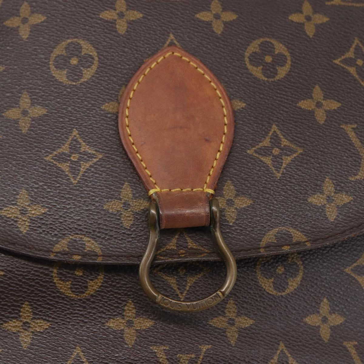 LOUIS VUITTON Monogram Saint Cloud GM Shoulder Bag M51242 LV Auth ep12048