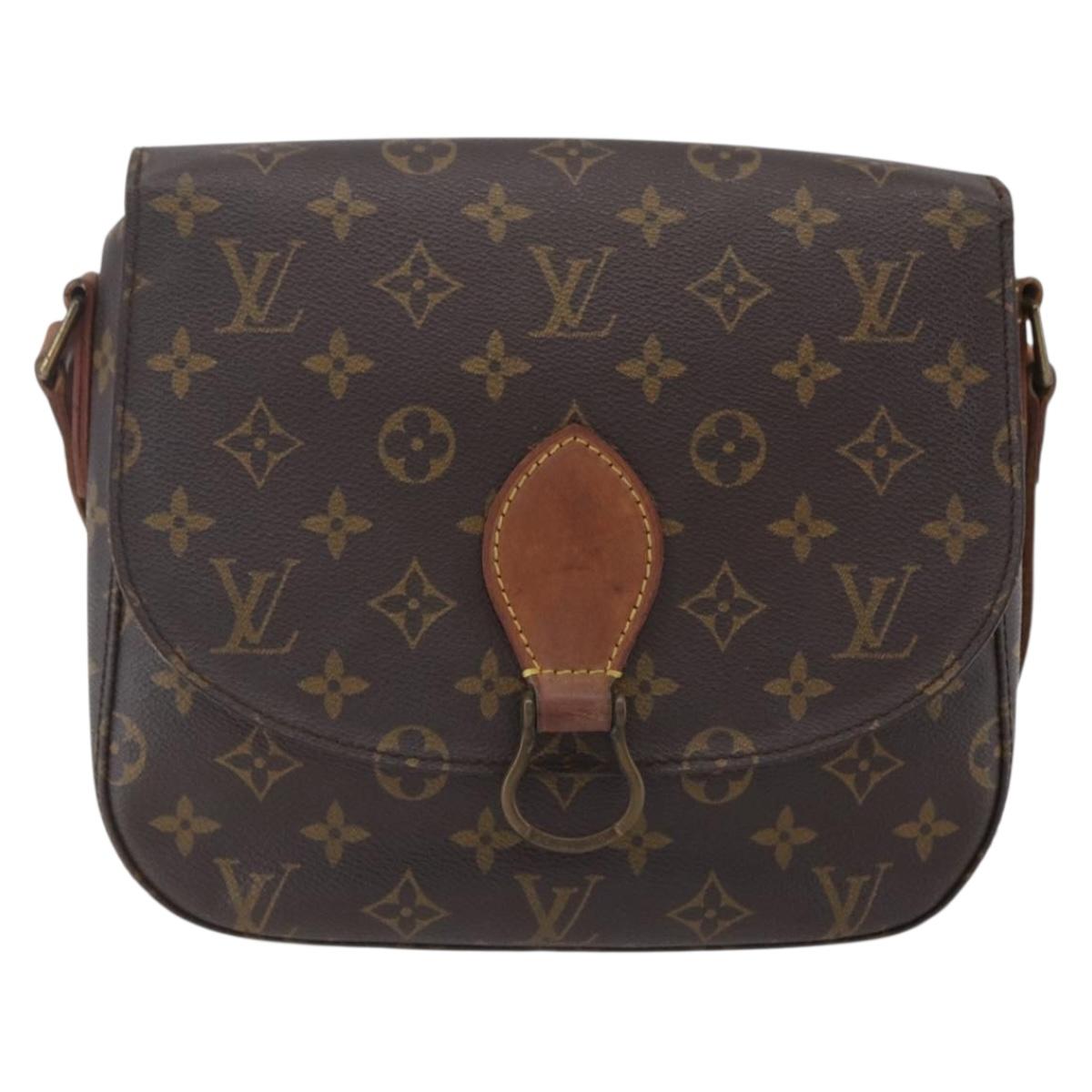 LOUIS VUITTON Monogram Saint Cloud GM Shoulder Bag M51242 LV Auth ep12048