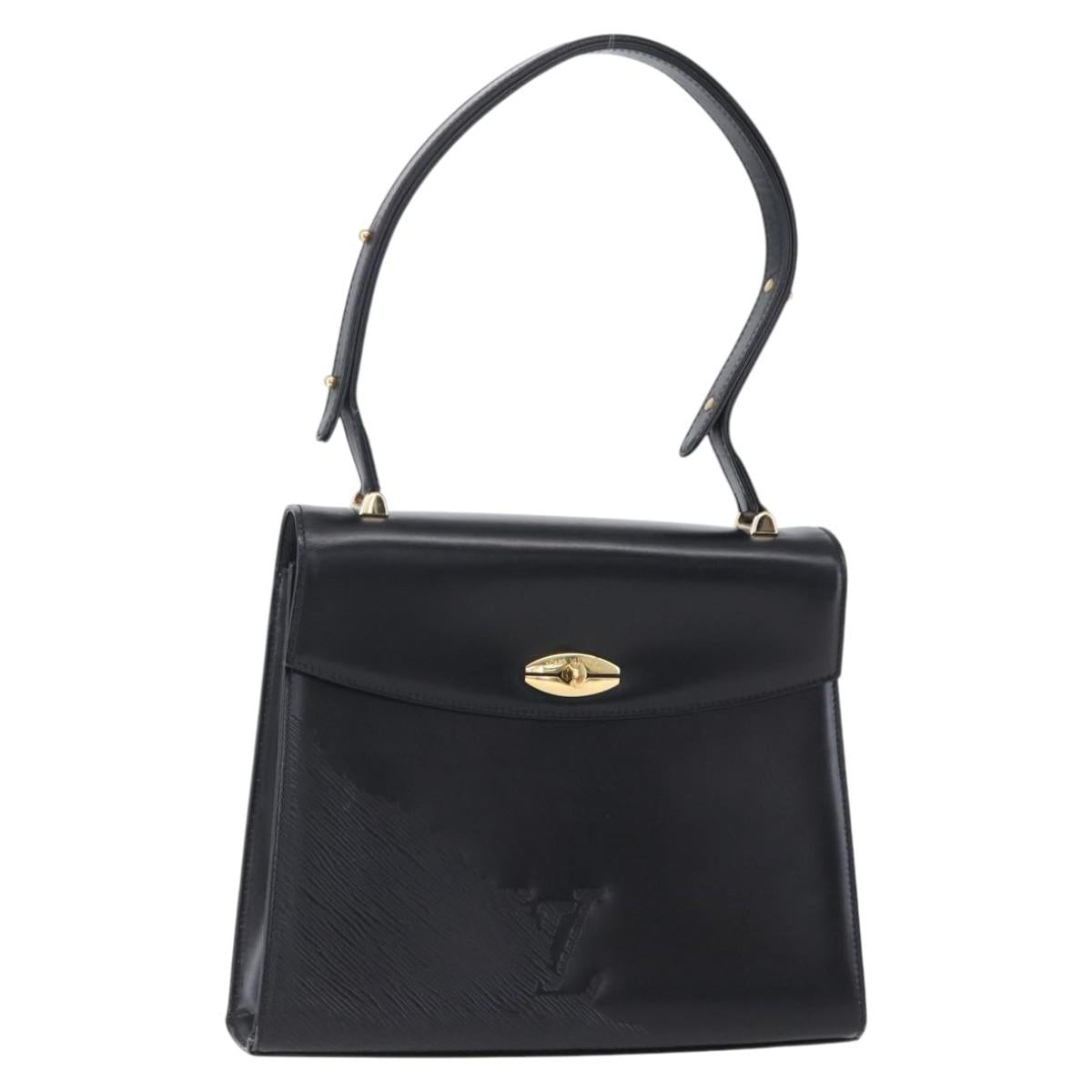 LOUIS VUITTON Epi Opera Line Spartan Bag Leather Black Noir M63942 Auth ep12059