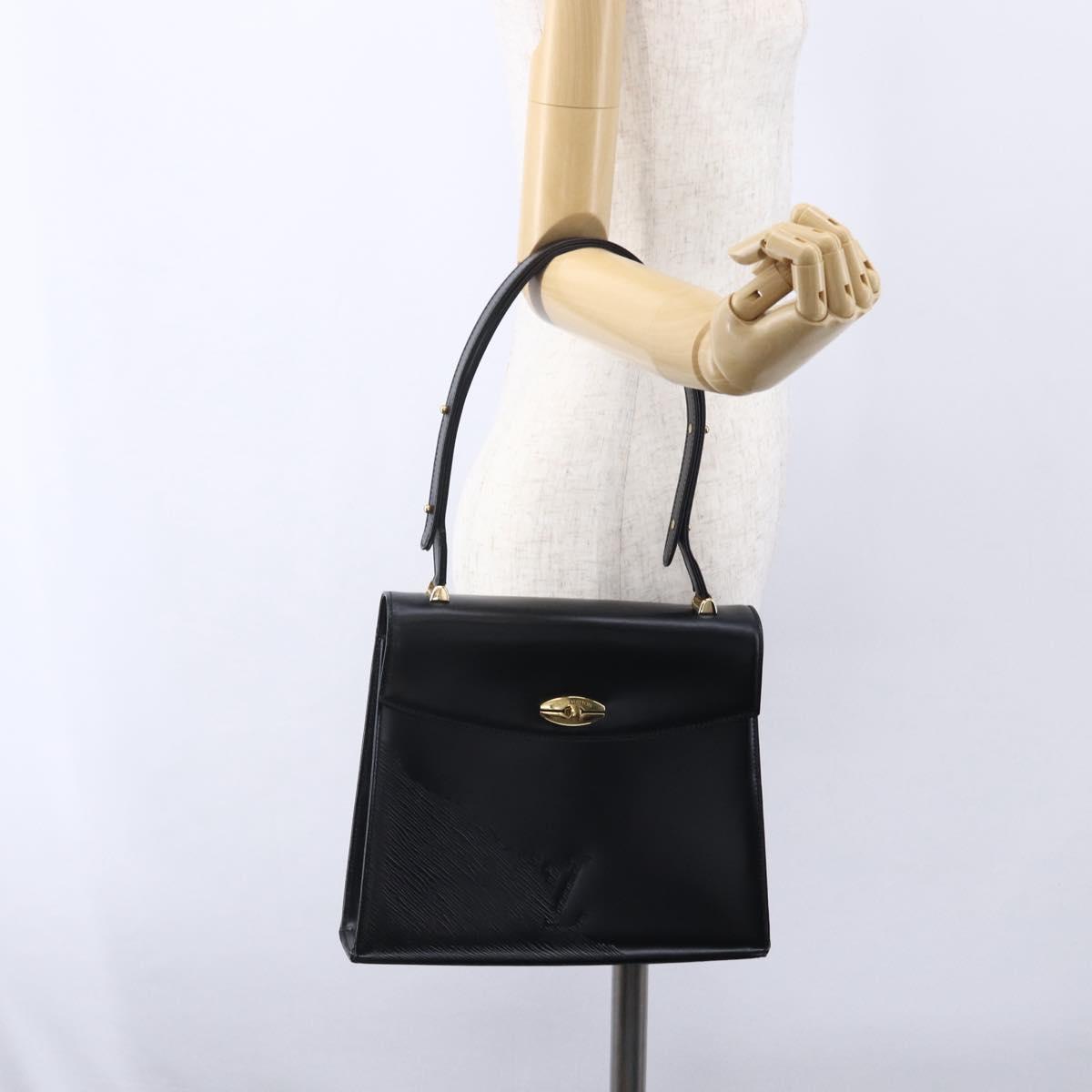 LOUIS VUITTON Epi Opera Line Spartan Bag Leather Black Noir M63942 Auth ep12059