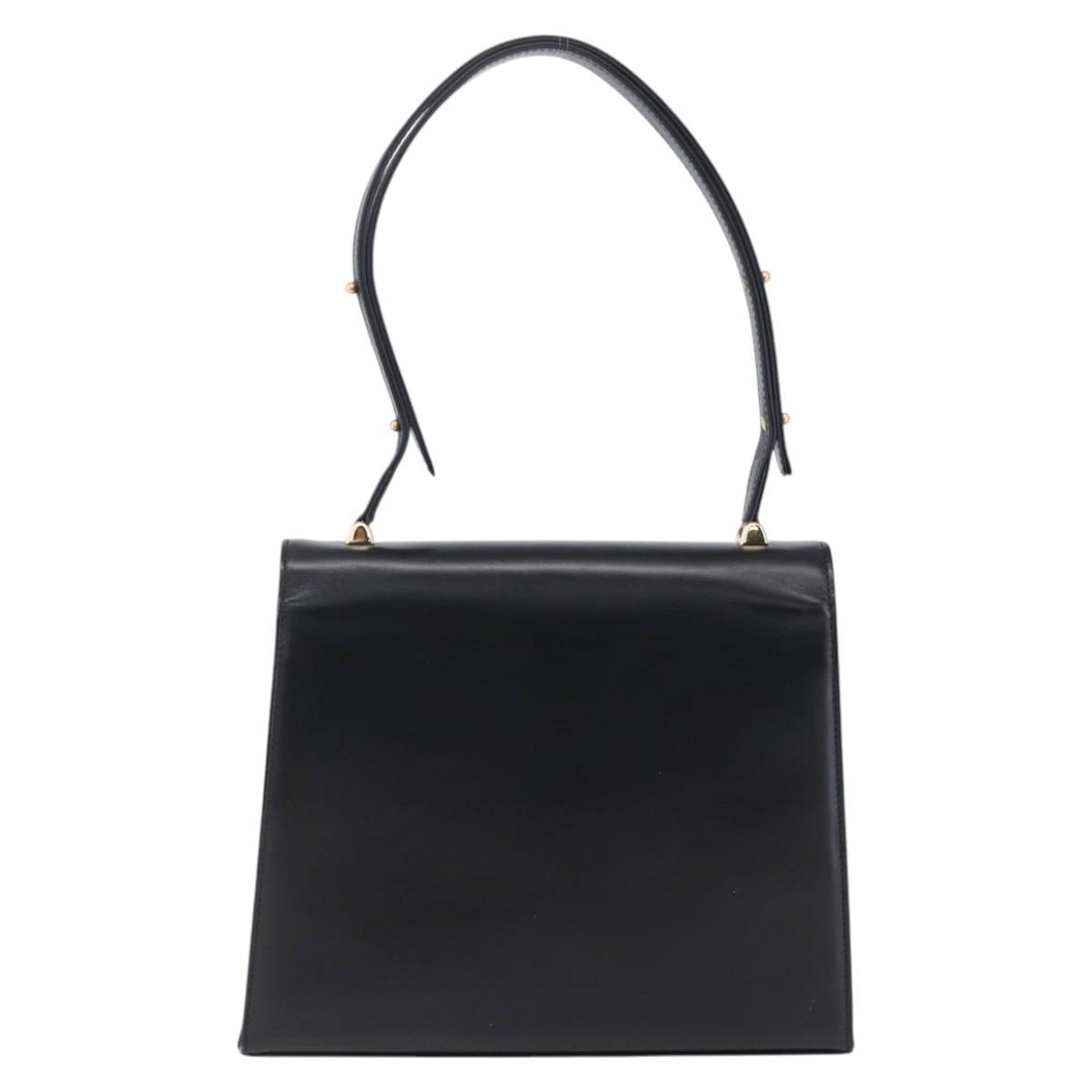 LOUIS VUITTON Epi Opera Line Spartan Bag Leather Black Noir M63942 Auth ep12059