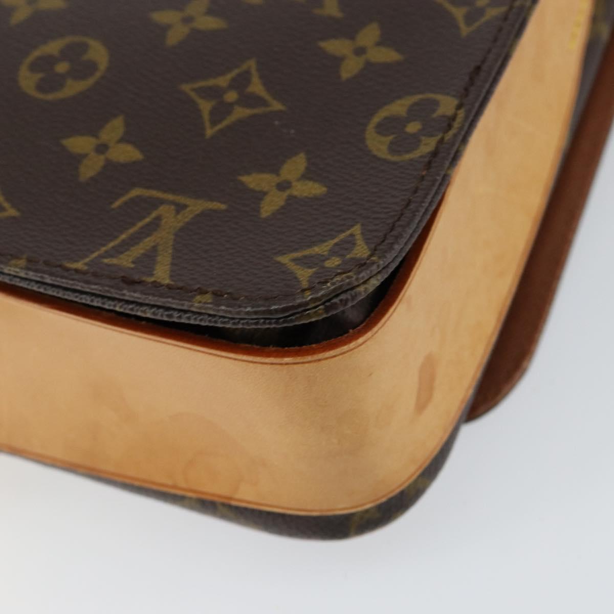 LOUIS VUITTON Monogram Cartouchiere GM Shoulder Bag M51252 LV Auth ep12072