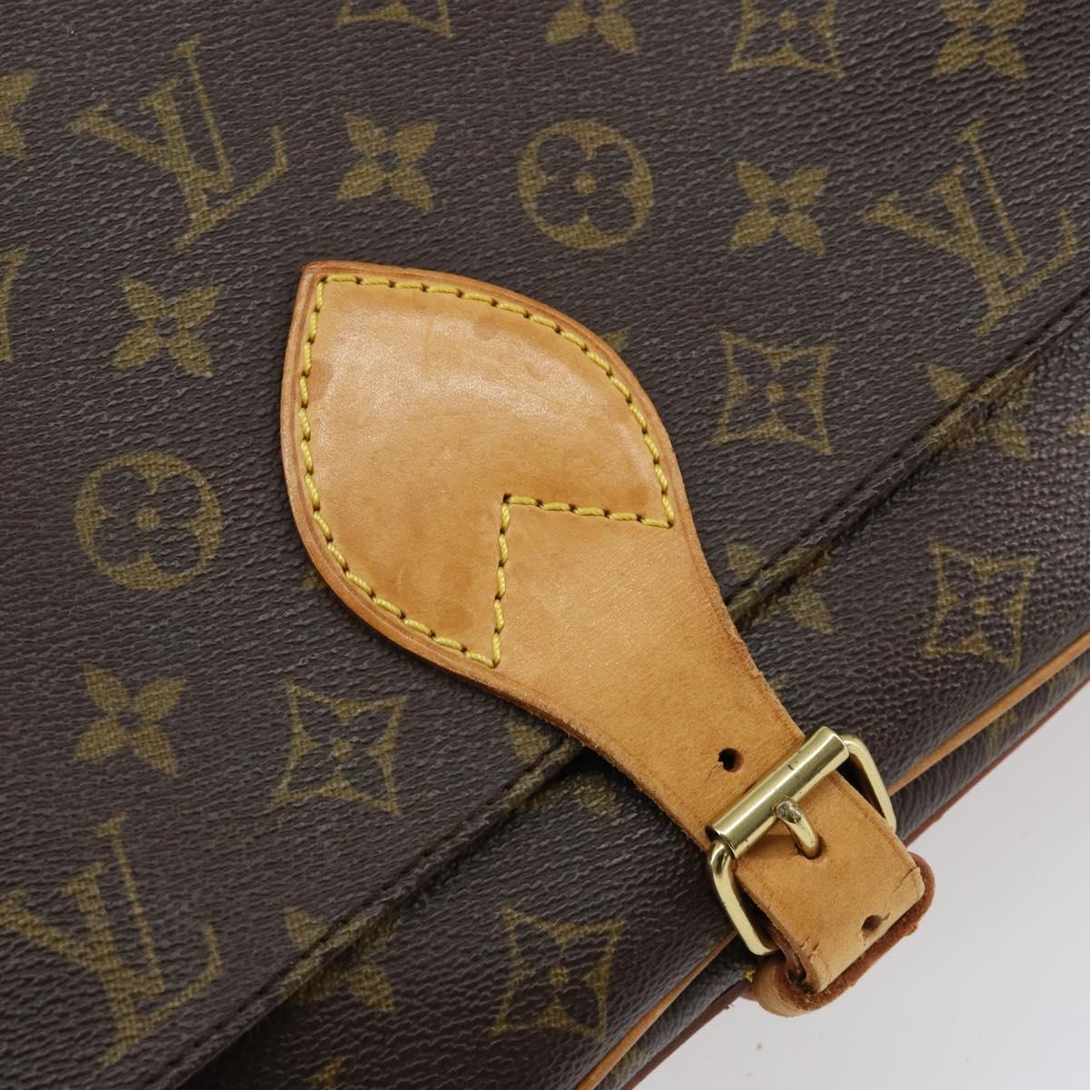 LOUIS VUITTON Monogram Cartouchiere GM Shoulder Bag M51252 LV Auth ep12072
