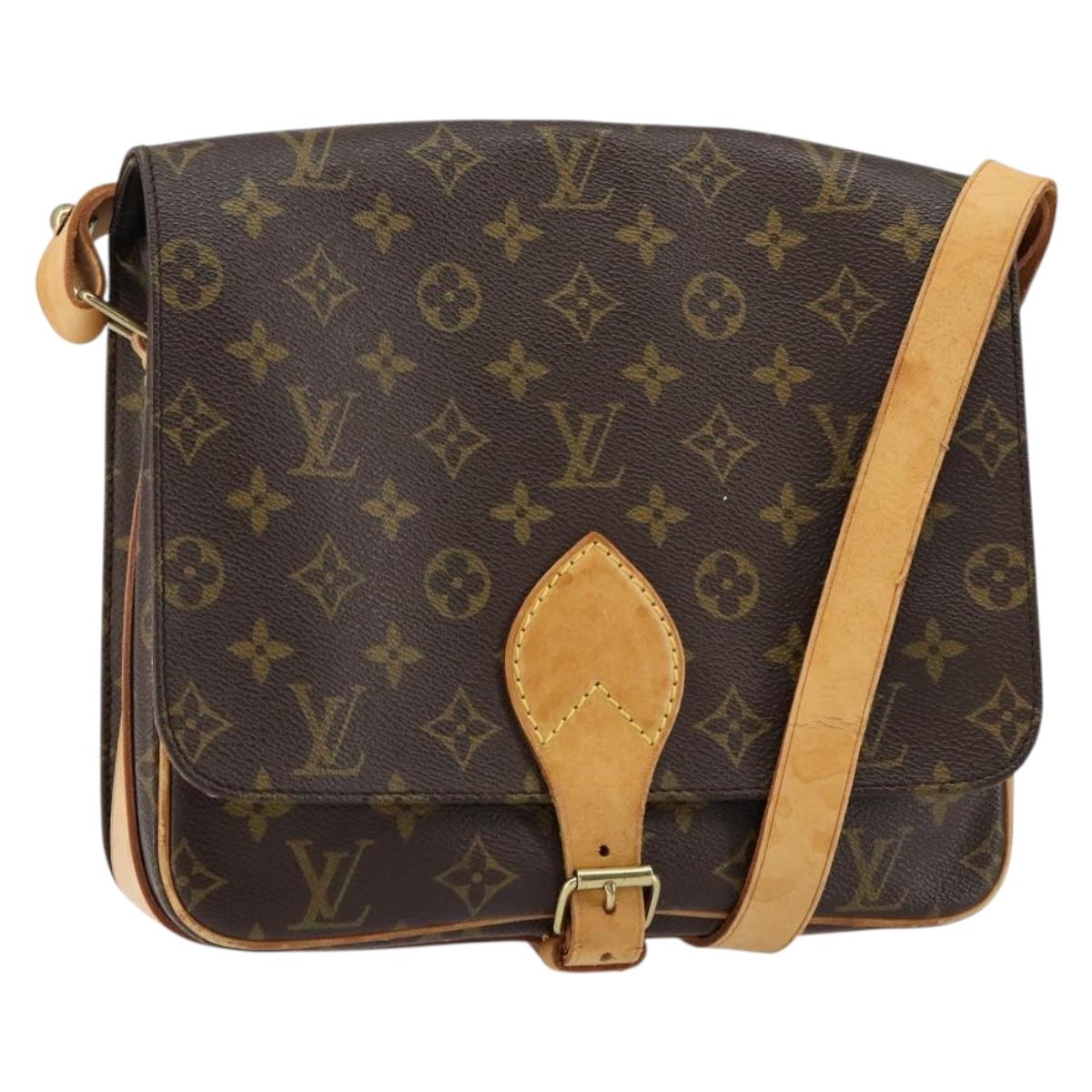 LOUIS VUITTON Monogram Cartouchiere GM Shoulder Bag M51252 LV Auth ep12072